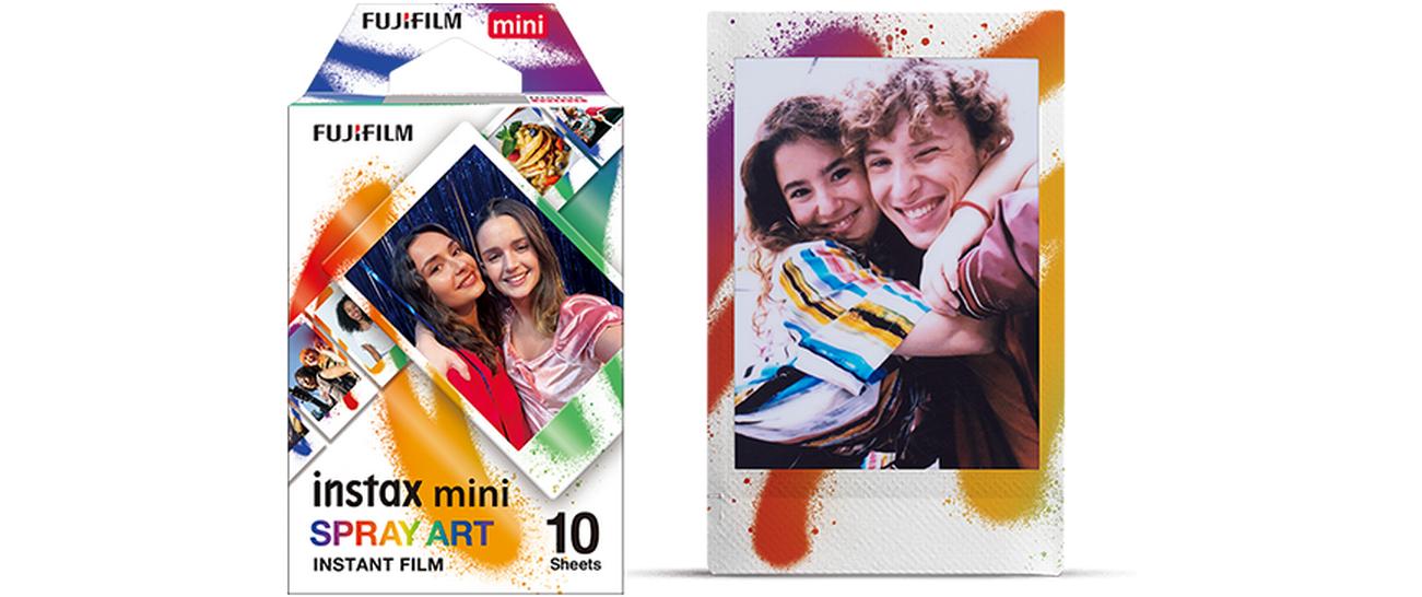 Fujifilm Sofortbildfilm Instax Mini 10 Blatt Spray Art