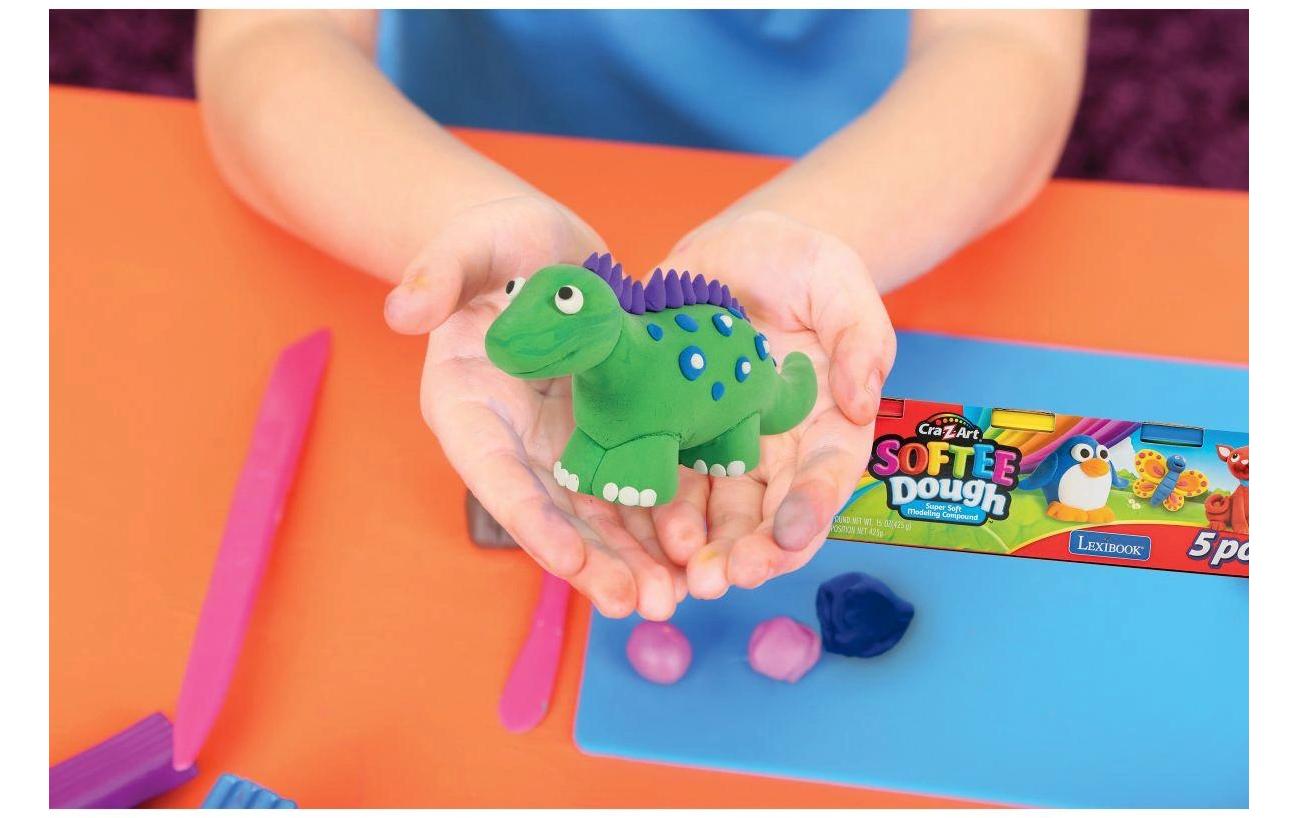 Cra-Z-Art Knetspiel Kunststoff fünf klassische Farben