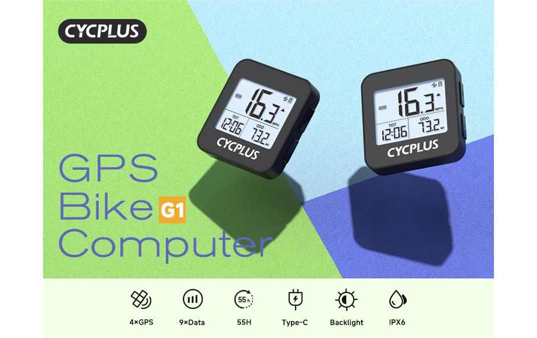 CYCPLUS Fahrrad GPS G1 Black