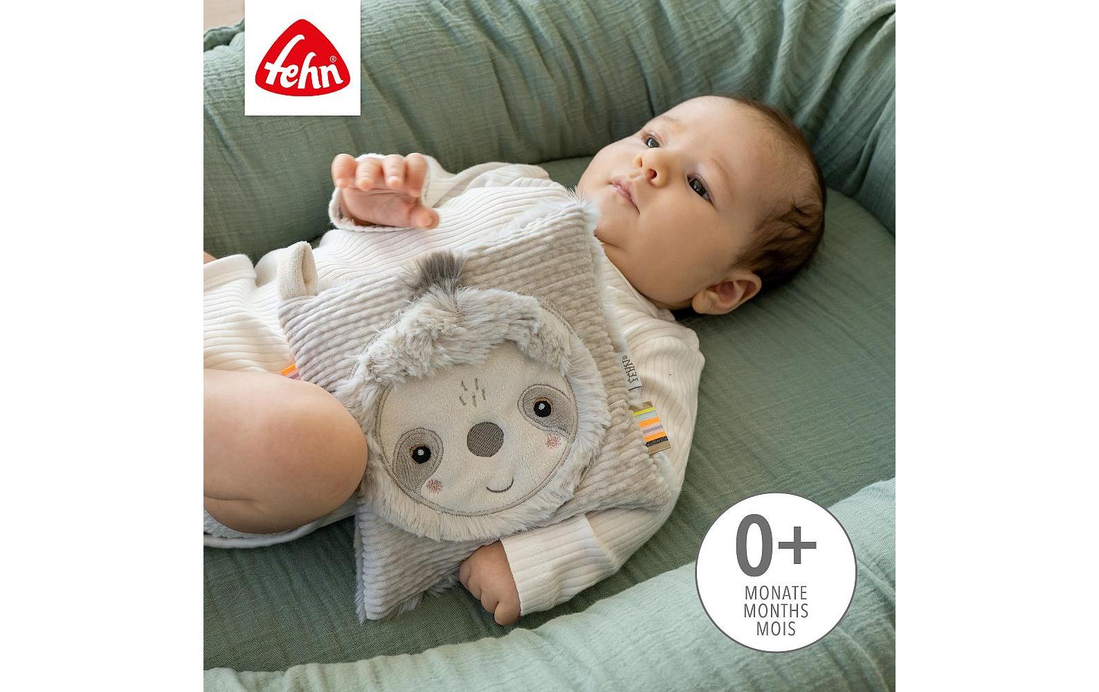 fehn Kirschkernkissen Faultier Grau/Beige