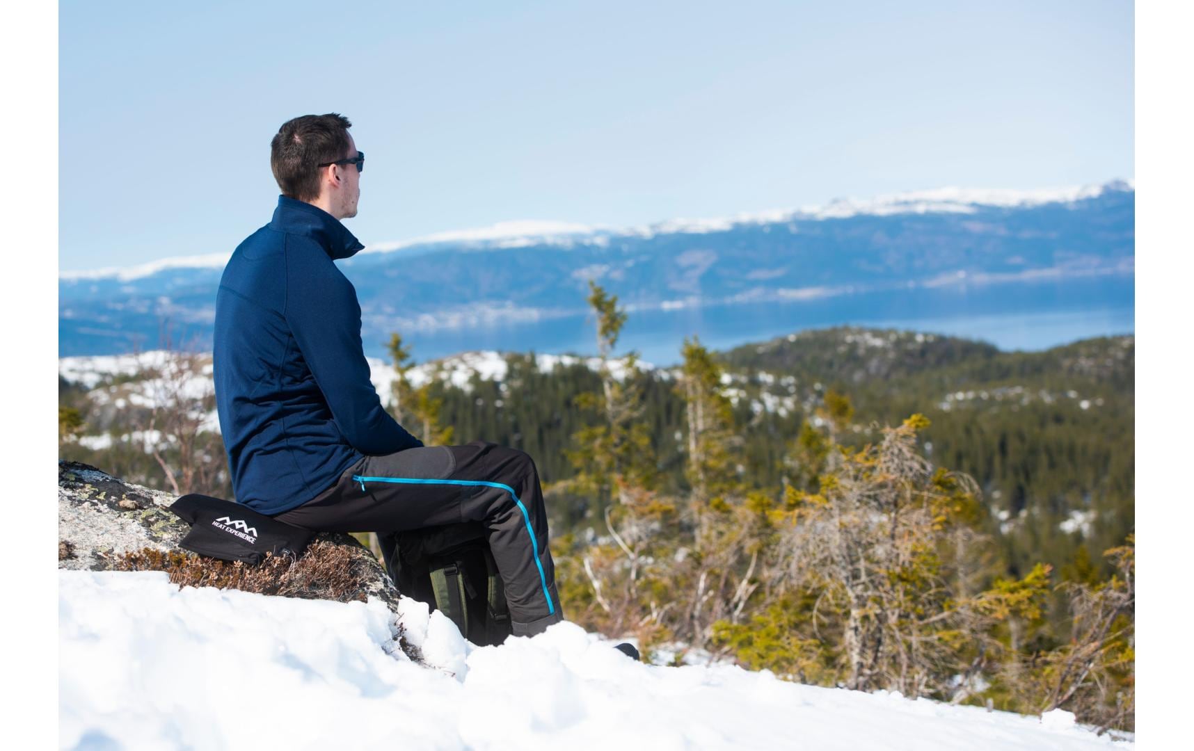 Heat Experience HeatX Beheiztes Sitzkissen – Schwarz