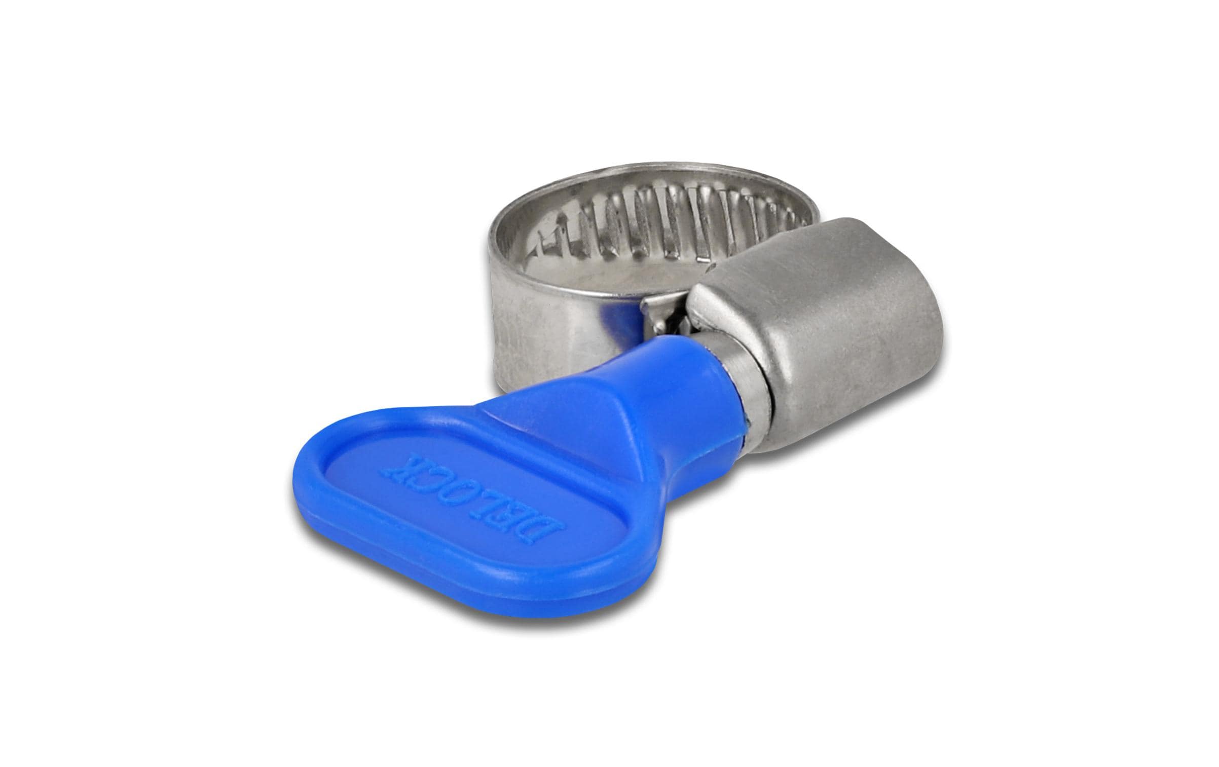 Delock Schlauchschellen-Set 10-16 mm, Blau 10 Stück