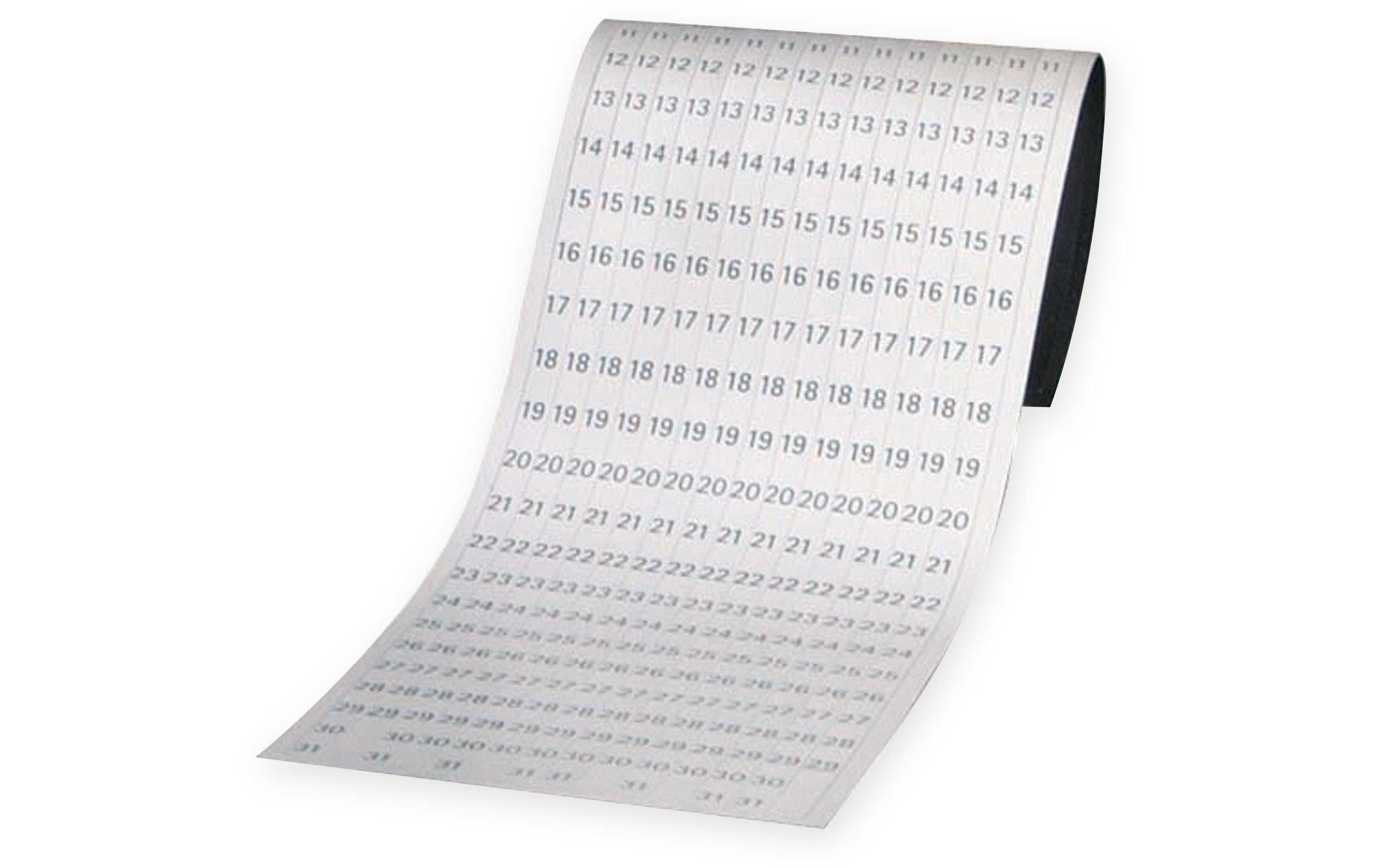 Franken Datumsstreifen Selbstklebend 14 cm x 42 cm, Transparent Franken Datumsstreifen Selbstklebend 14 cm x 42 cm, Transparent