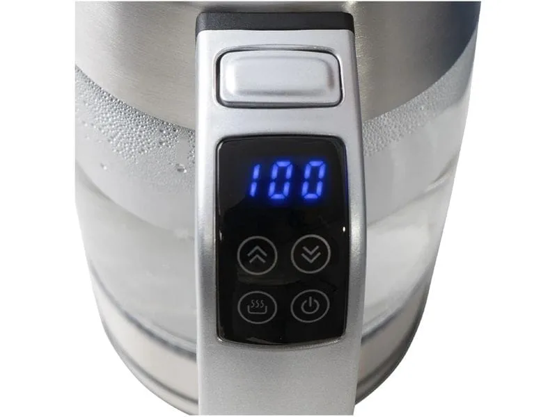 Berger Lanz Wasserkocher 1.7 l, Transparent/Silber