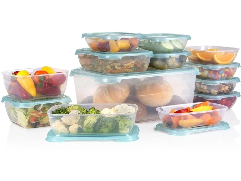 alpina Vorratsboxen Set 13-teilig 6.8 l, Blau/Transparent alpina Vorratsboxen Set 13-teilig 6.8 l, Blau/Transparent