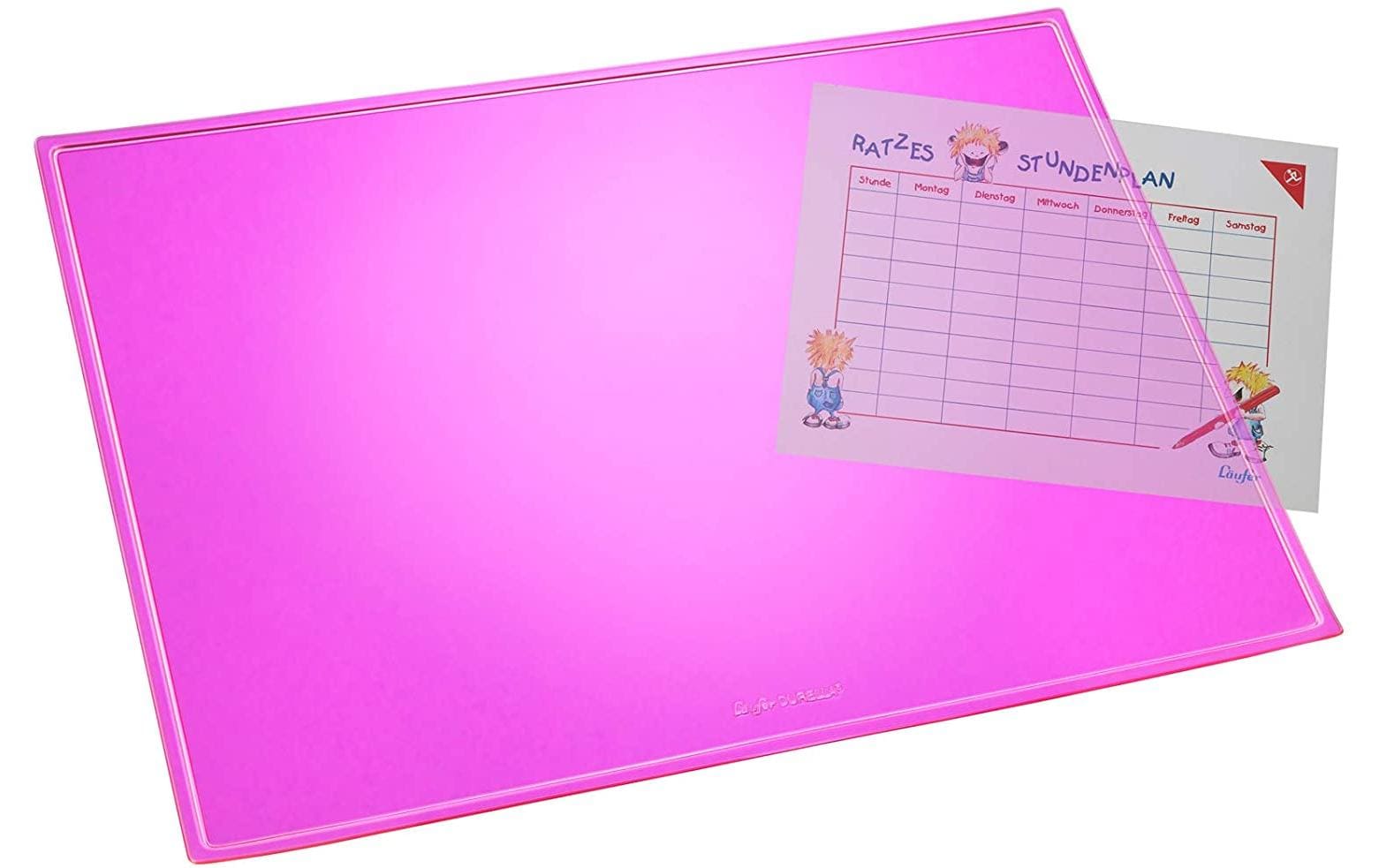 Läufer Schreibunterlage Transluzent 40 x 53 cm, Pink