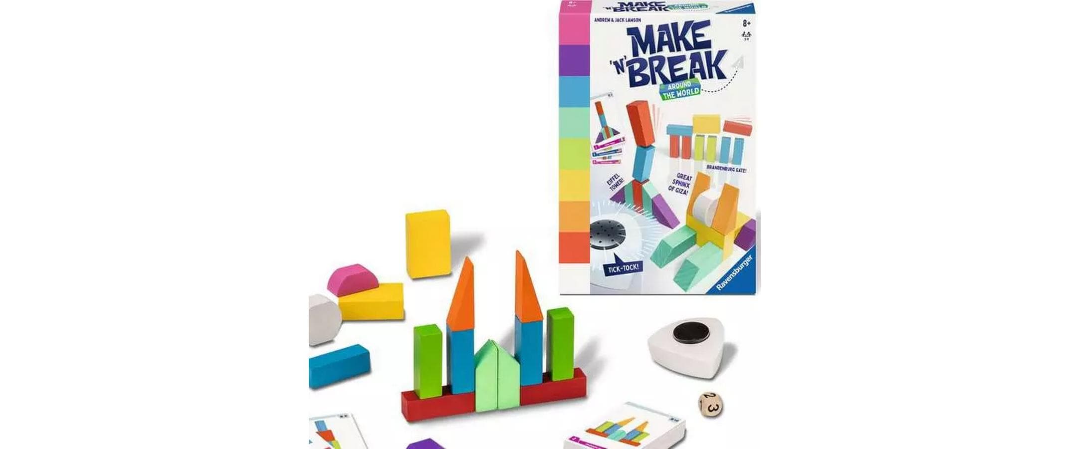 Ravensburger Familienspiel Make n Break – Around the World