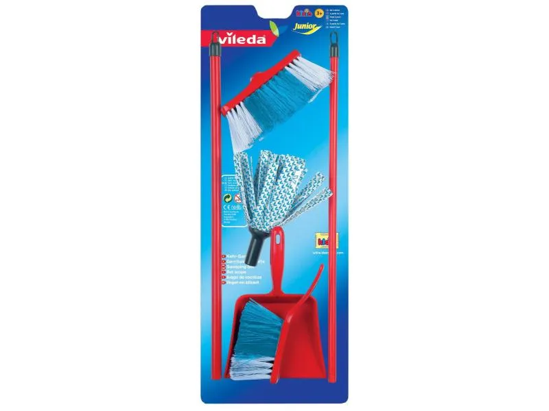 Klein-Toys Reinigungs-Spielzeug Vileda Besenset Klein-Toys Reinigungs-Spielzeug Vileda Besenset