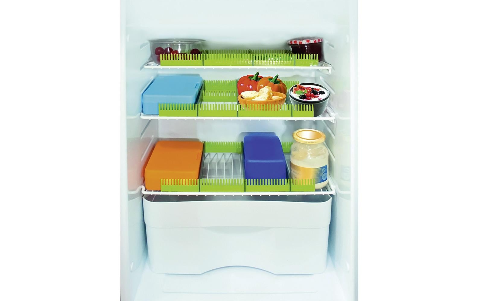 purvario Stauleisten für Kühlschränke 8-teilig, Pure lemon