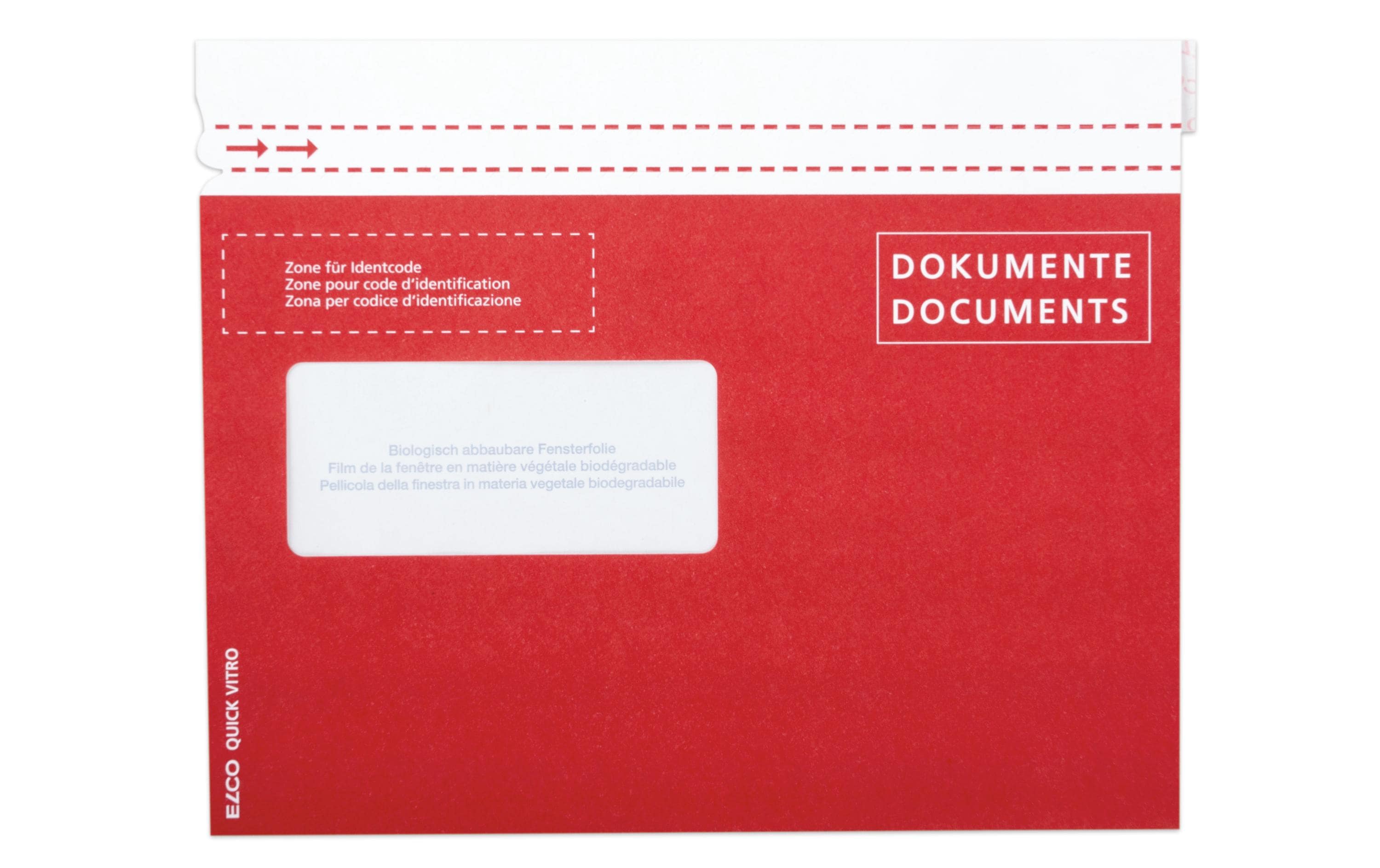 ELCO Dokumententasche aus Papier C5 Fenster links, 250 Stück ELCO Dokumententasche aus Papier C5 Fenster links, 250 Stück