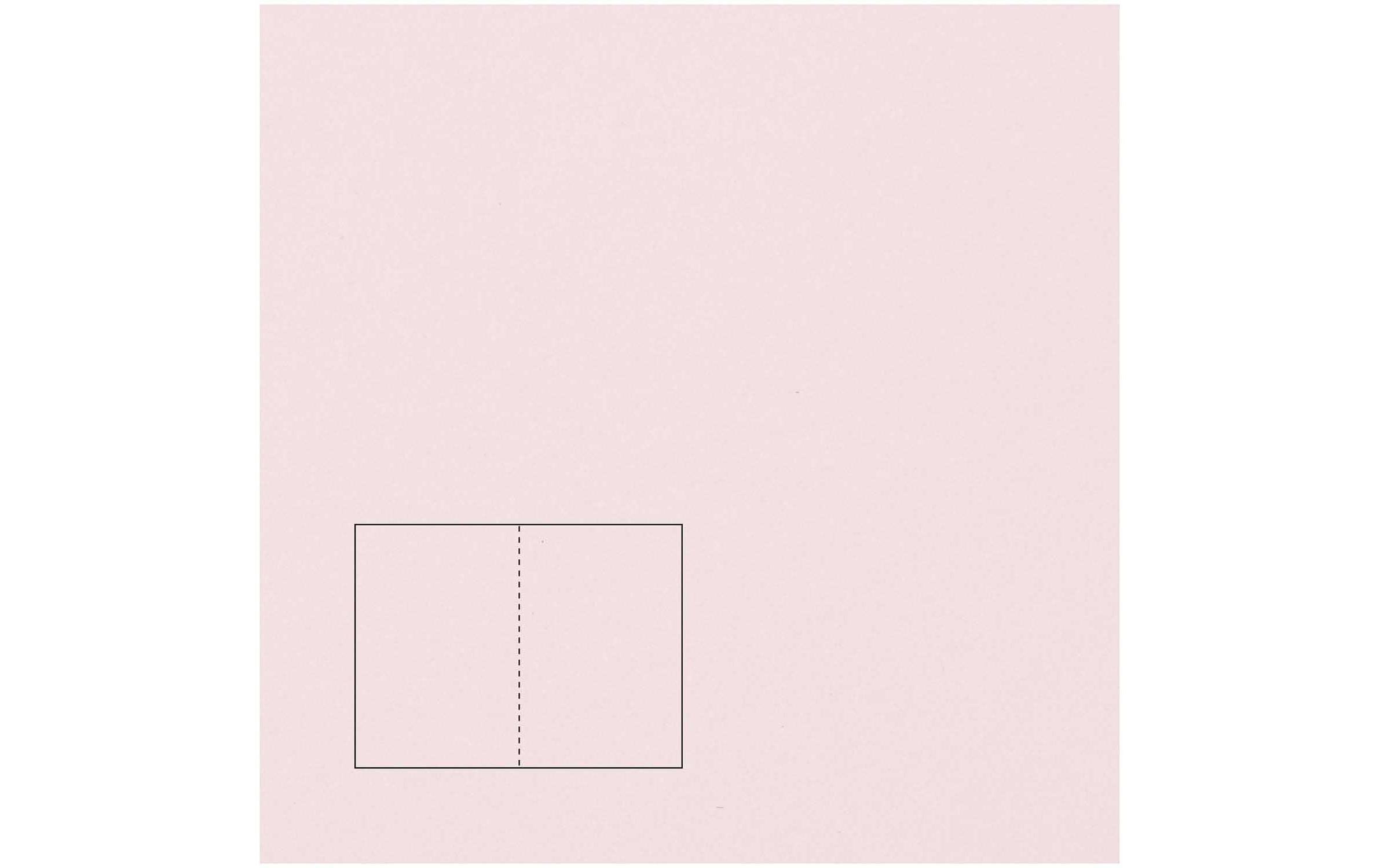 Rico Design Paper Poetry Essentials Klappkarte A5, Rosa