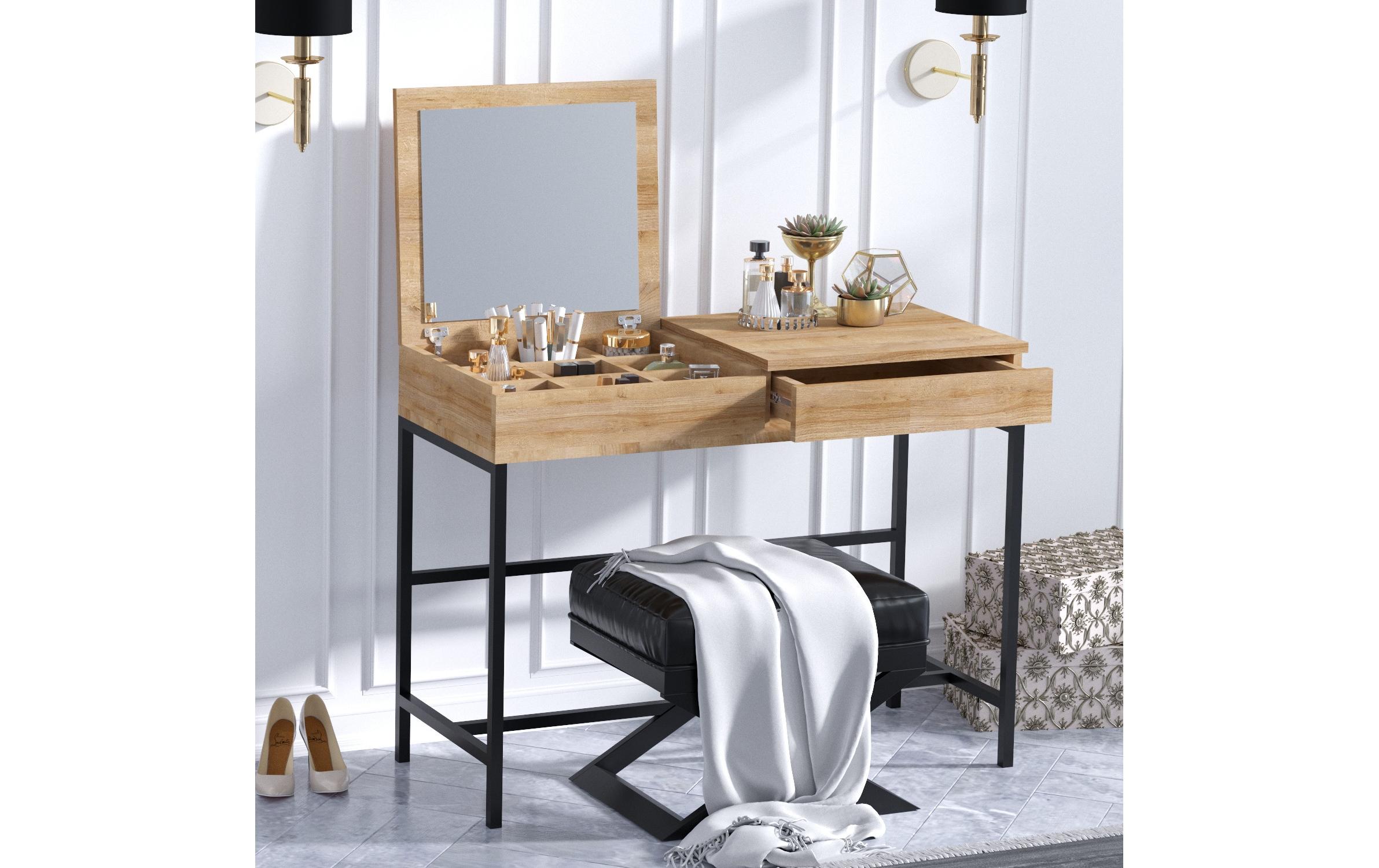 Woody Fashion Schminktisch Linda