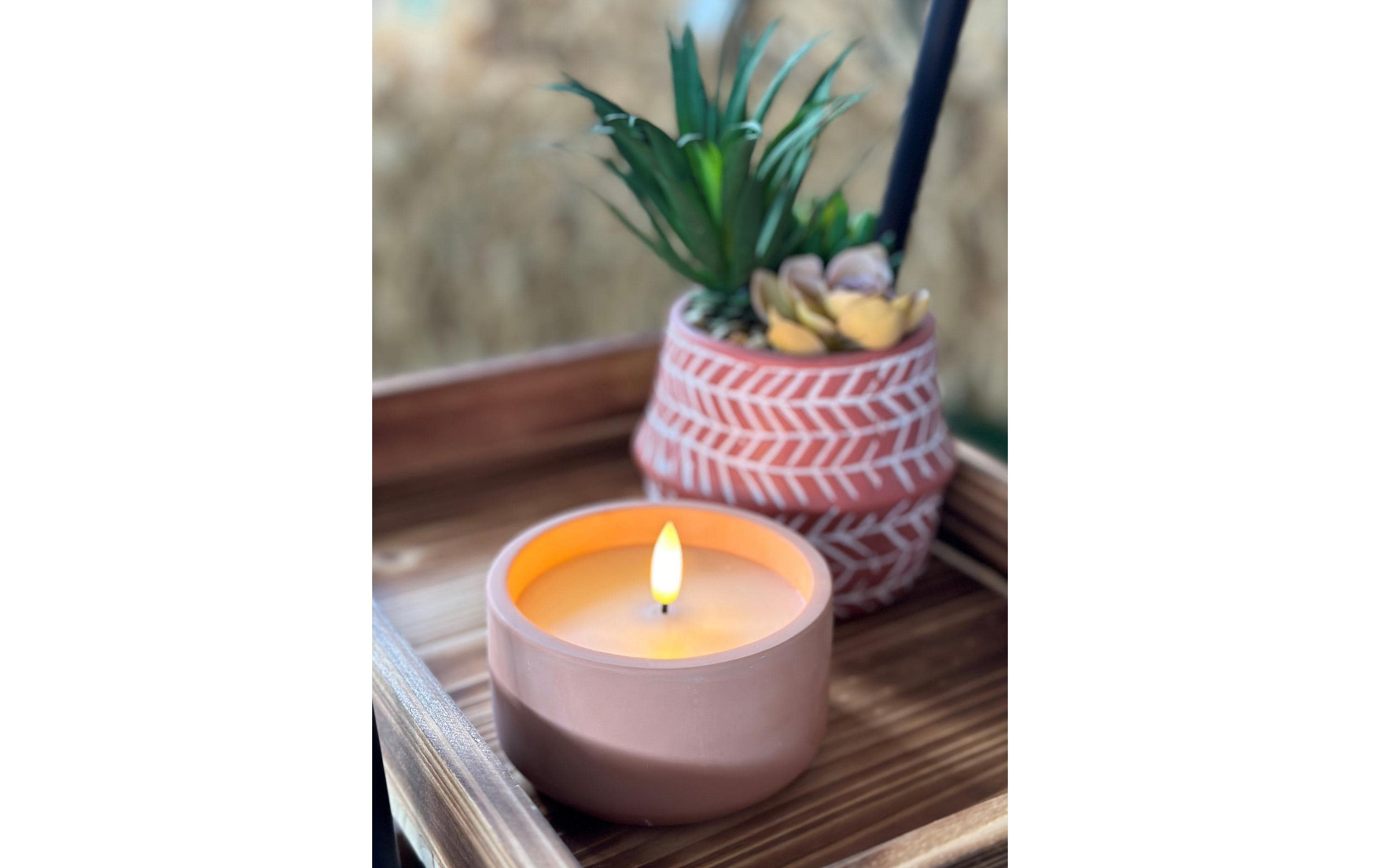 Dameco LED-Kerze Rosa Dameco LED-Kerze Rosa