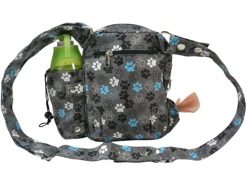 Nijens Gassi-Tasche Konstanz mit Druck, Hellgrau Nijens Gassi-Tasche Konstanz mit Druck, Hellgrau