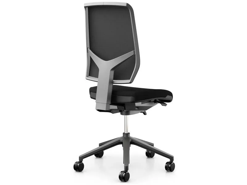 Giroflex Bürostuhl 68 mit Netzrücken, ohne Armlehnen, Schwarz Giroflex Bürostuhl 68 mit Netzrücken, ohne Armlehnen, Schwarz