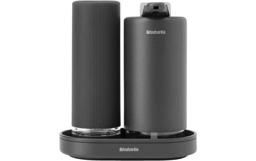 Brabantia Seifenspender-Set Sink Style 400 ml, Dunkelgrau Brabantia Seifenspender-Set Sink Style 400 ml, Dunkelgrau