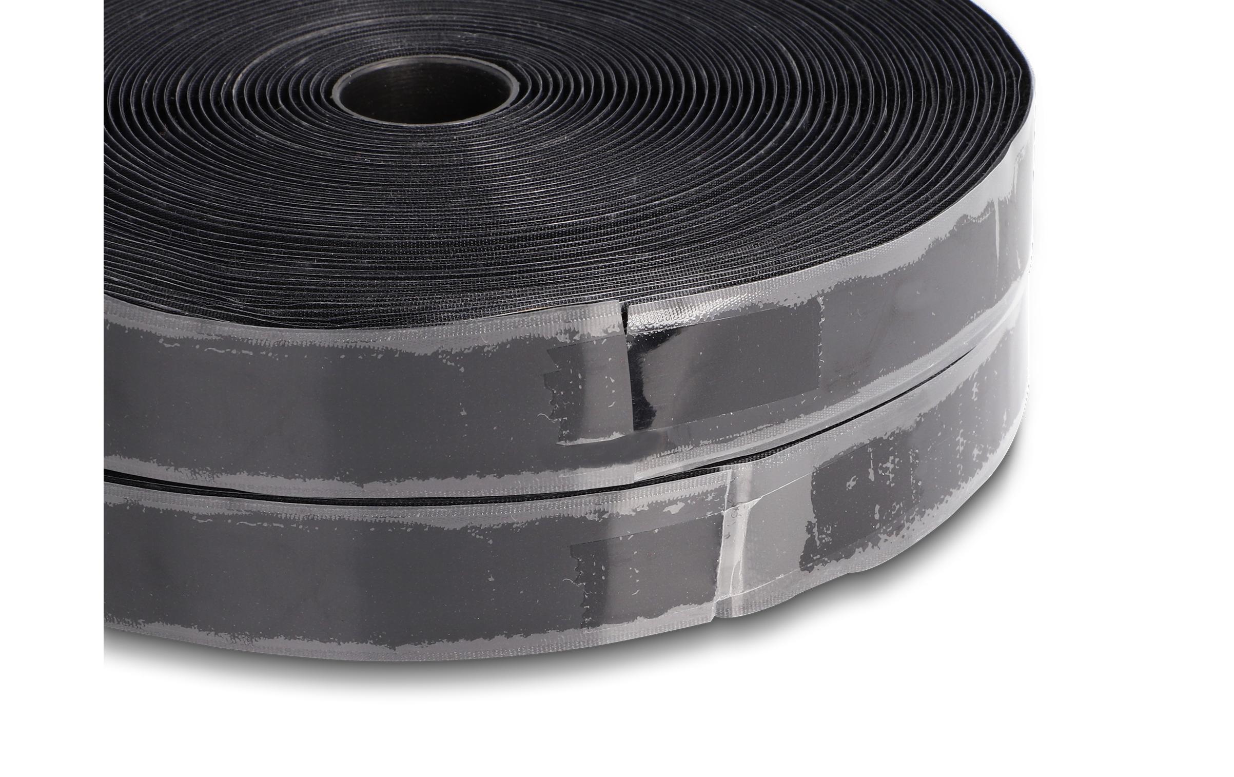 Delock Klettband 15m x 25mm Strapazierfähig Schwarz