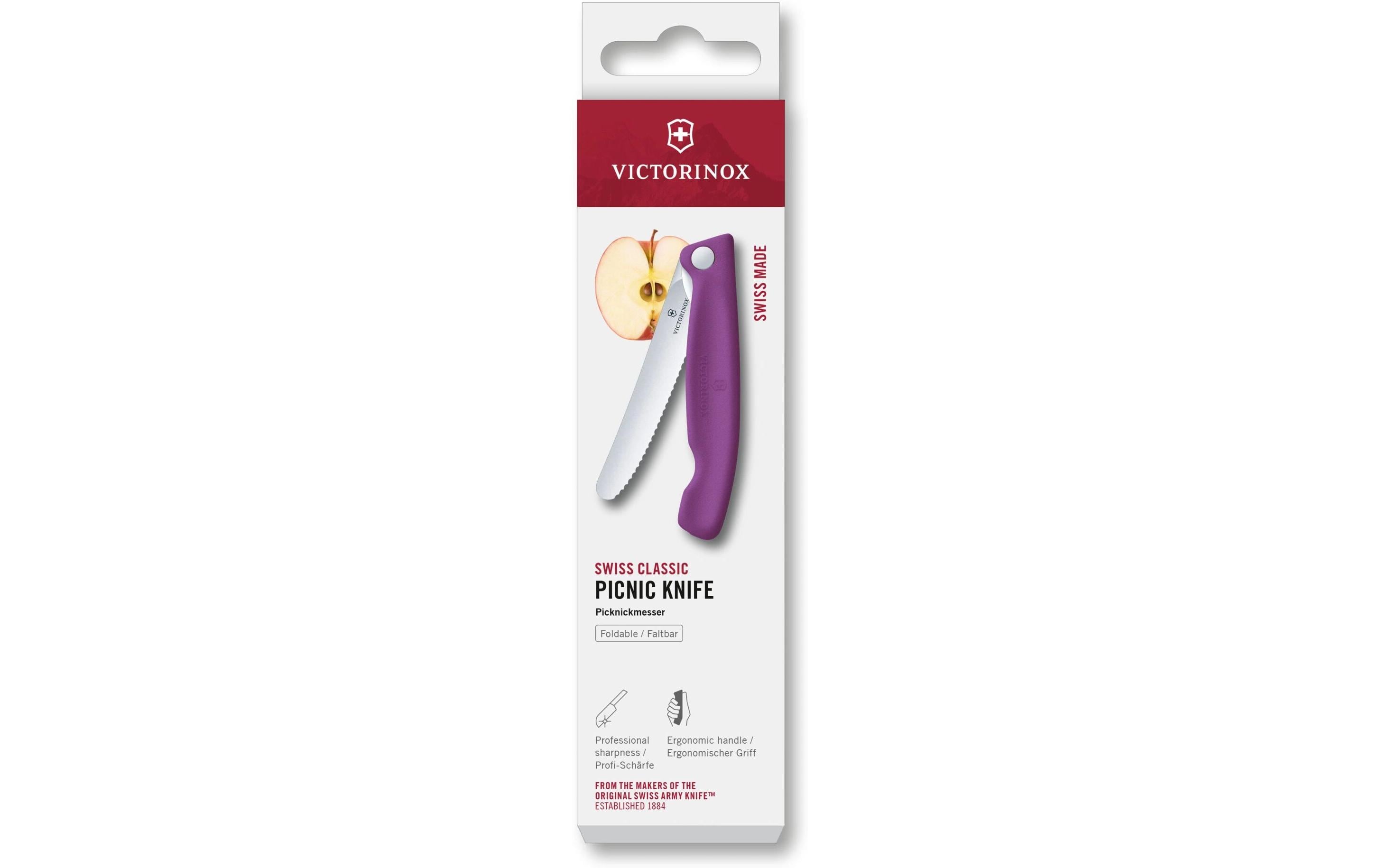Victorinox Picknickmesser Swiss Classic, 11 cm, Violett