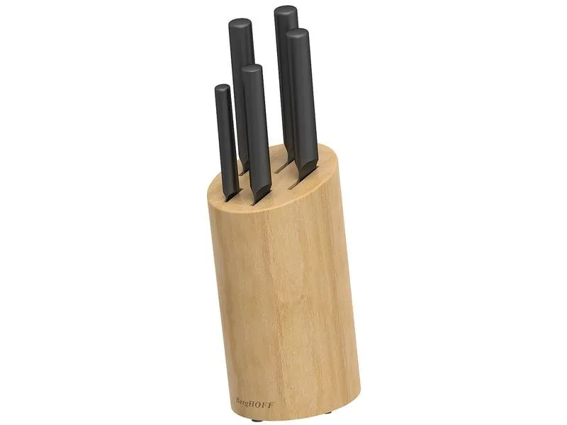 BergHOFF Messerblock-Set mit Messer Boron 6-teilig, Schwarz BergHOFF Messerblock-Set mit Messer Boron 6-teilig, Schwarz