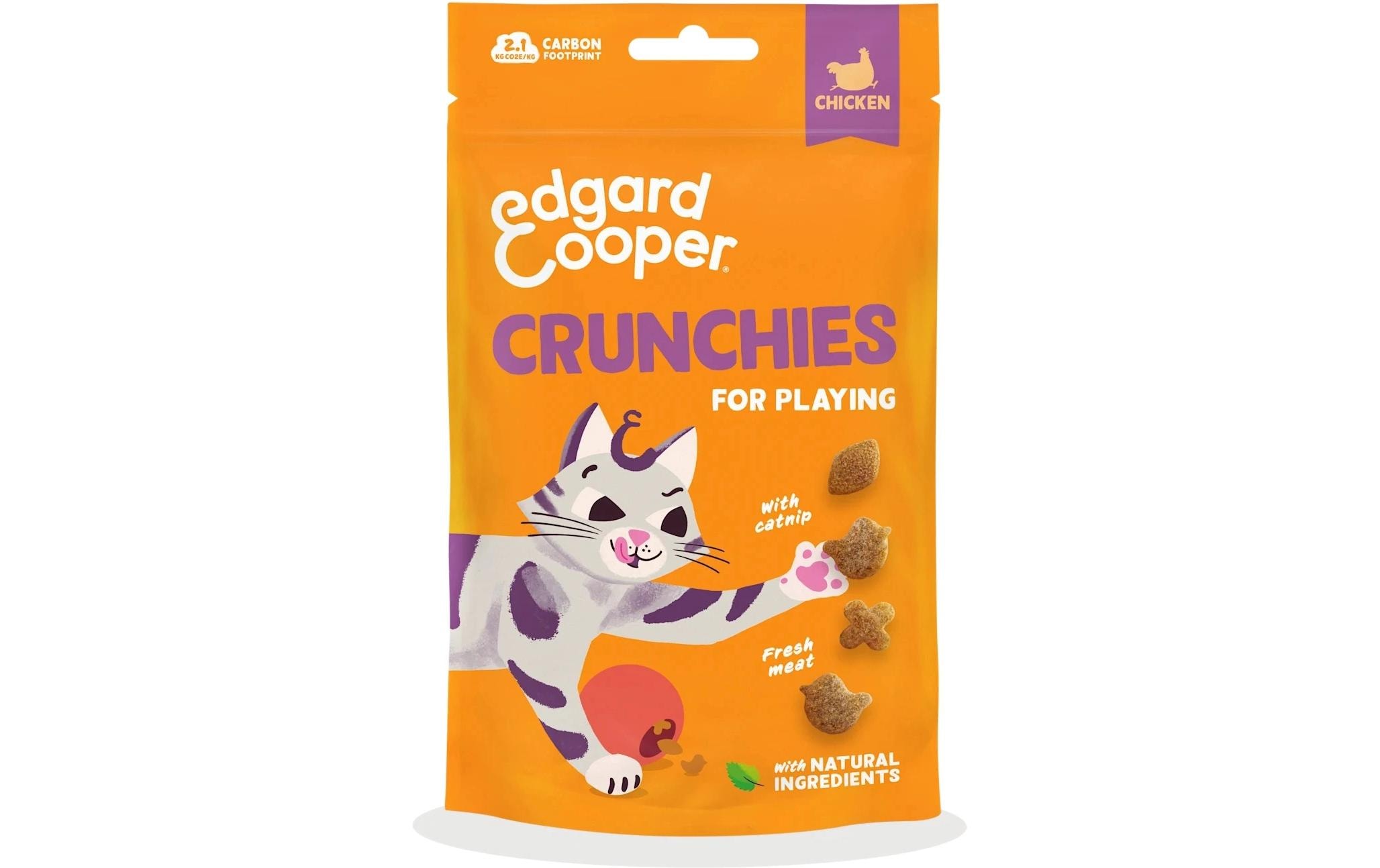 Edgard & Cooper Katzen-Snack Crunchies Huhn 50 g