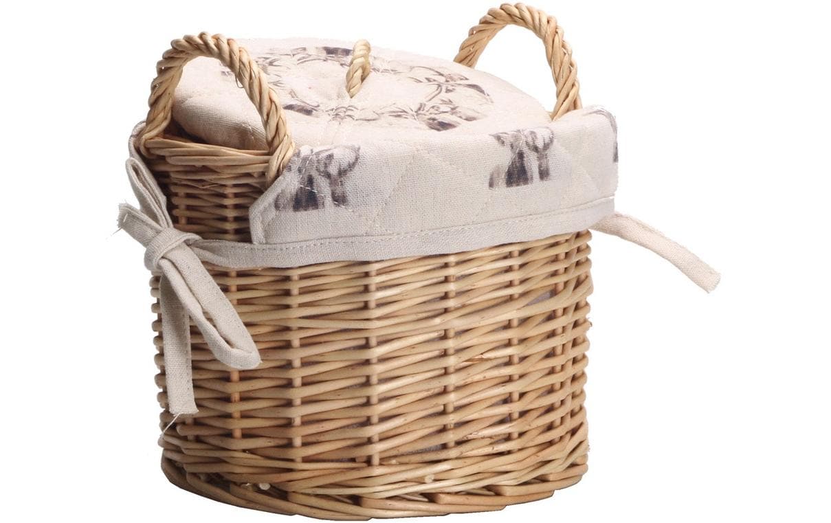 Nouvel Kartoffelkorb Hirsch Braun/Weiss