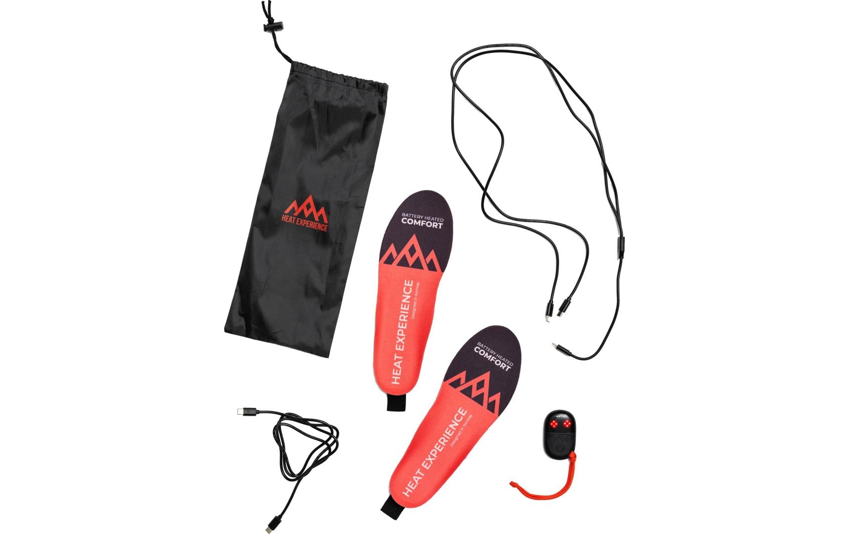 Heat Experience Beheizbare Einlegesohlen V2 - Rot, S