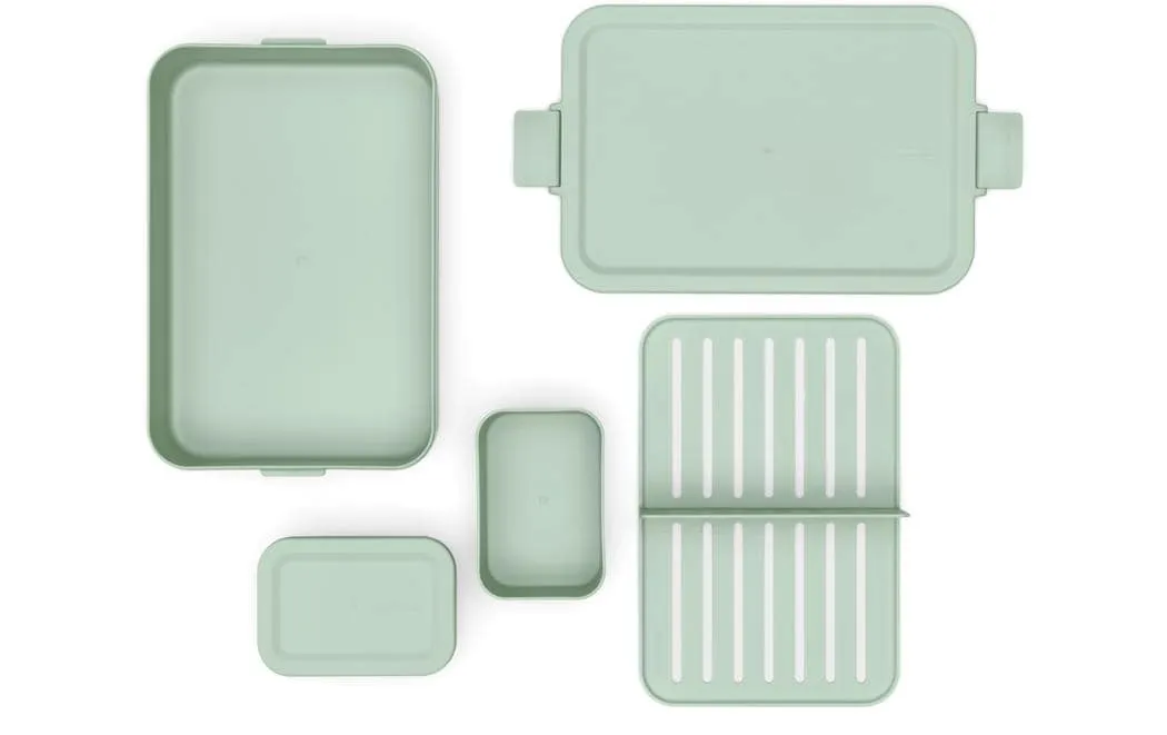 Brabantia Lunchbox Make & Take 25.5 x 16.7 x 6.2 cm, Hellgrün Brabantia Lunchbox Make & Take 25.5 x 16.7 x 6.2 cm, Hellgrün