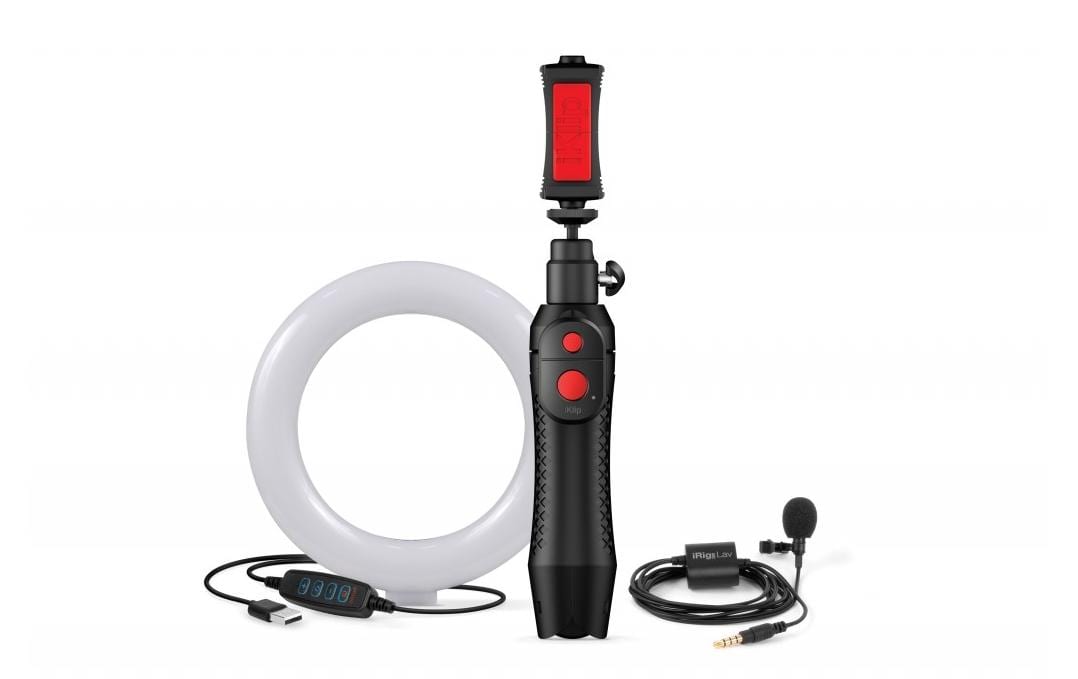 IK Multimedia Kondensatormikrofon iRig Video Creator Bundle