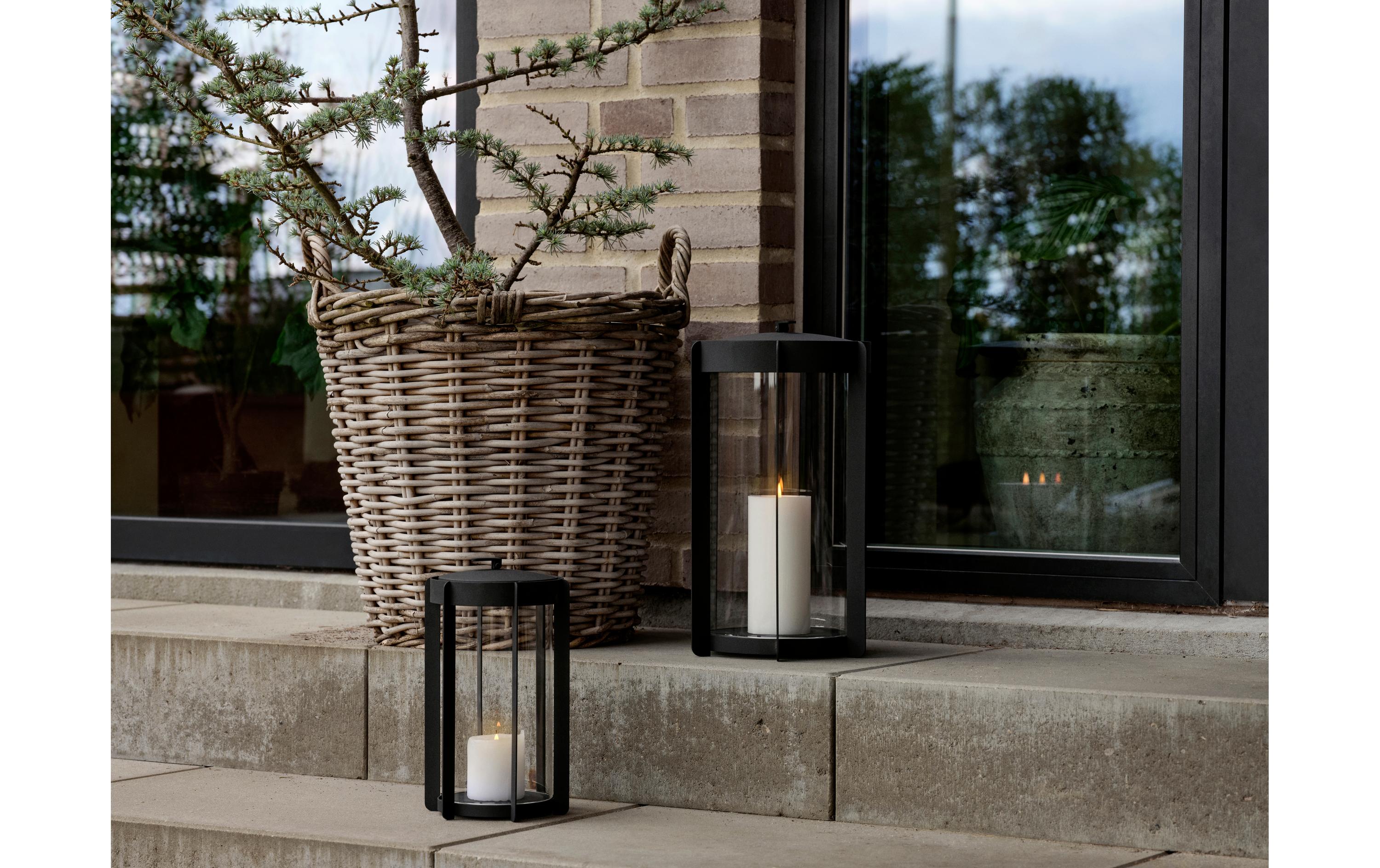 Zone Denmark Laterne Firefly L 35 cm, Schwarz