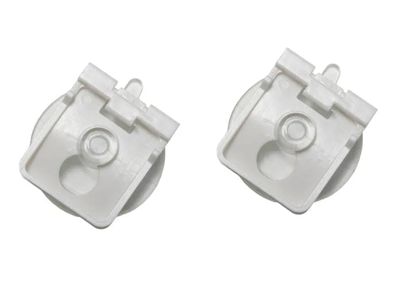 Gardinia Ersatzteil Saugnapfset mit Clip Transparent