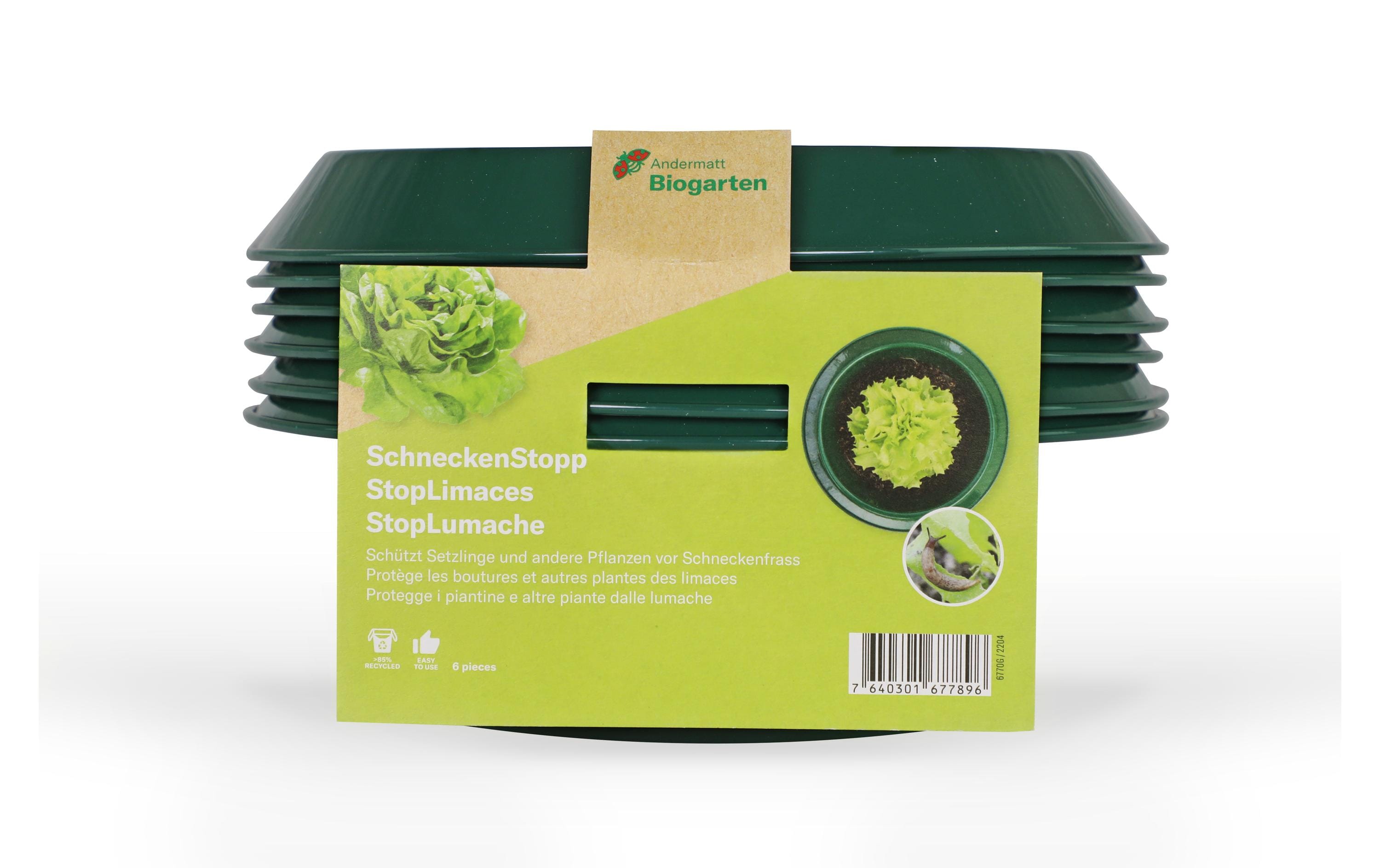Andermatt Biogarten SchneckenStopp FE, 6 Stück, Grün Andermatt Biogarten SchneckenStopp FE, 6 Stück, Grün