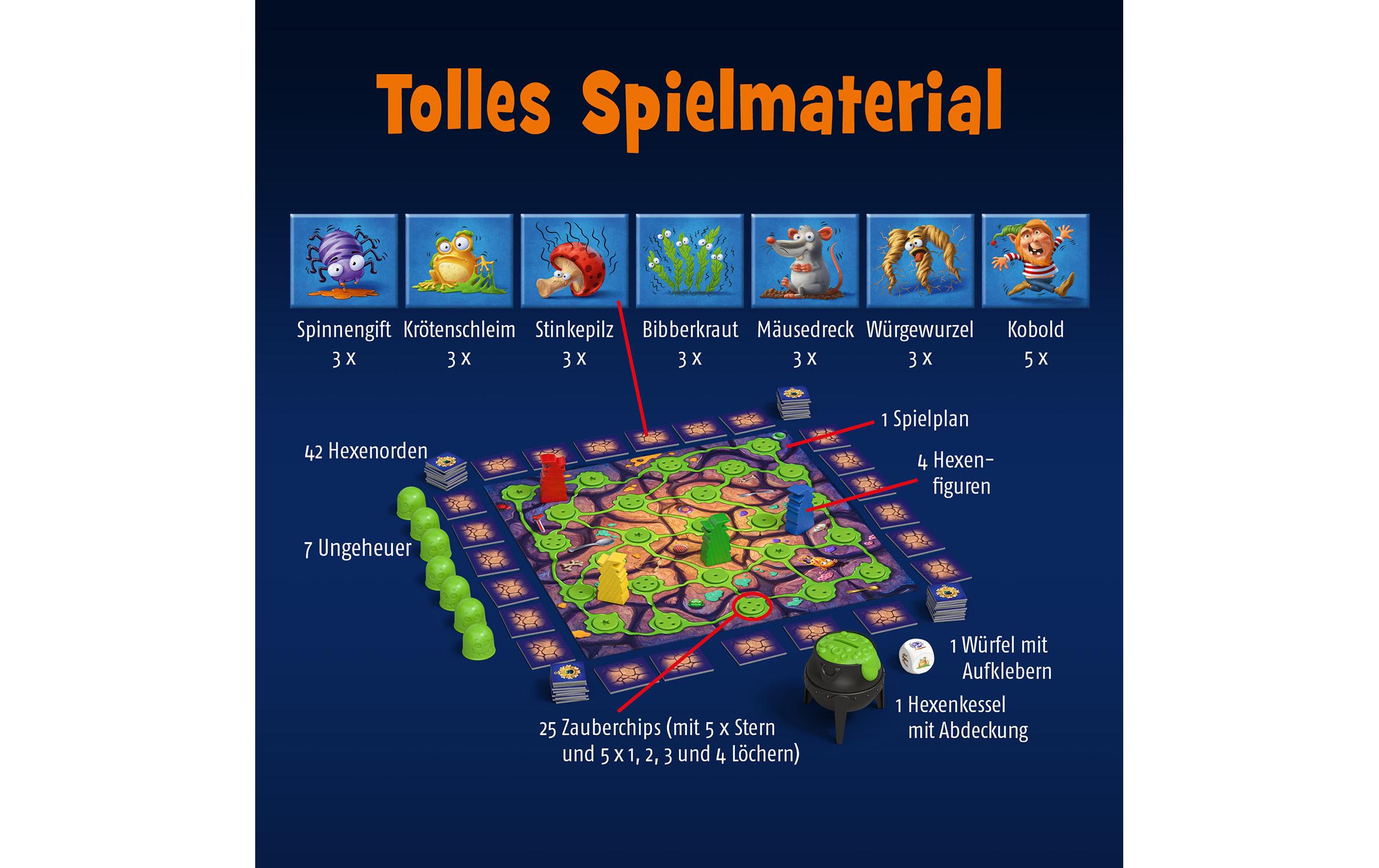 Kosmos Kinderspiel Spinnengift und Krötenschleim -DE-