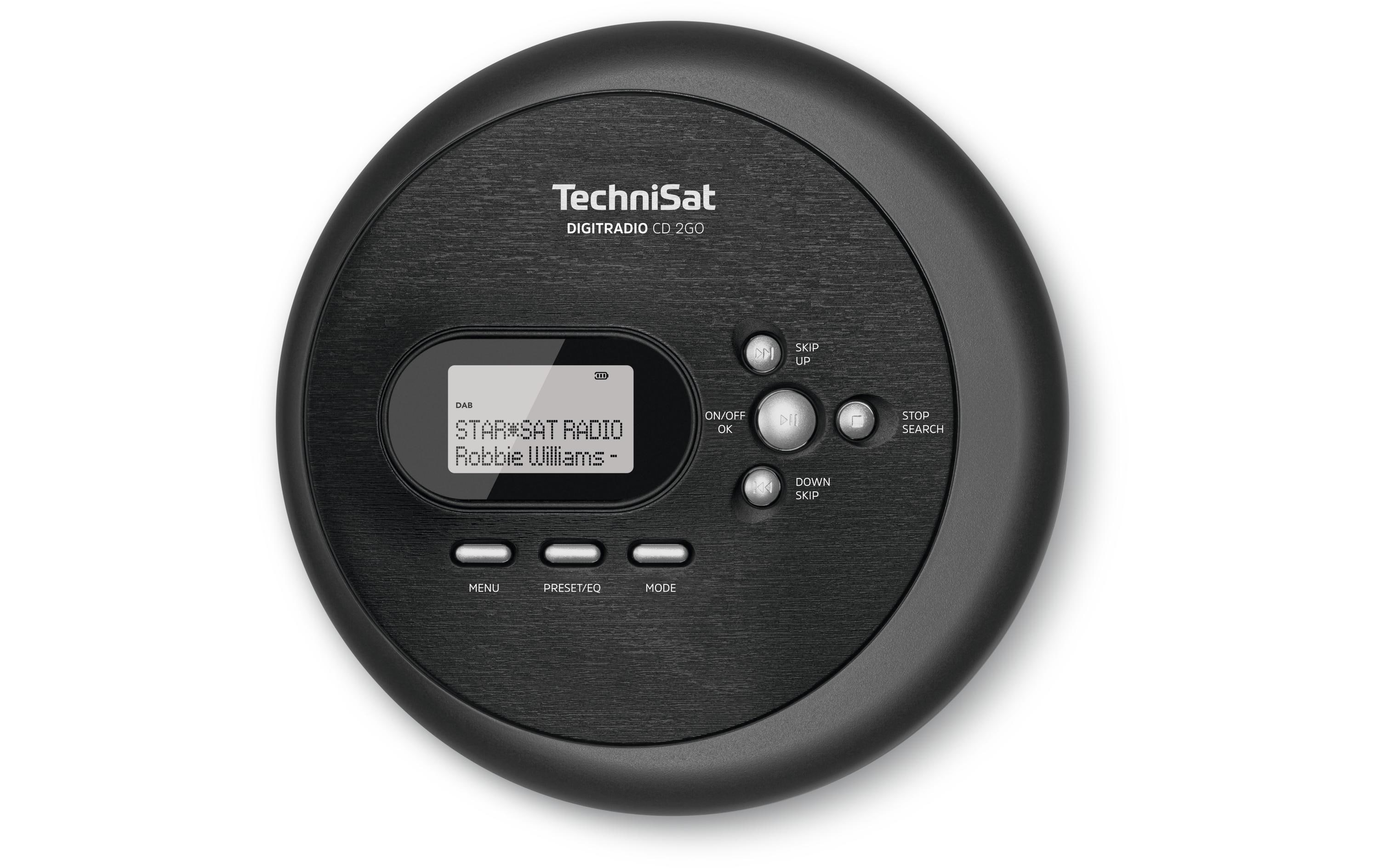 Technisat CD-Player DigitRadio CD 2Go Schwarz