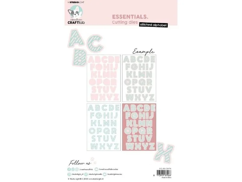 Studio Light Stanzschablone Alphabet 164x265x1 mm