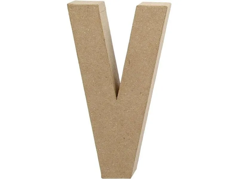 Creativ Company Papp-Buchstabe V 20.5 cm Creativ Company Papp-Buchstabe V 20.5 cm