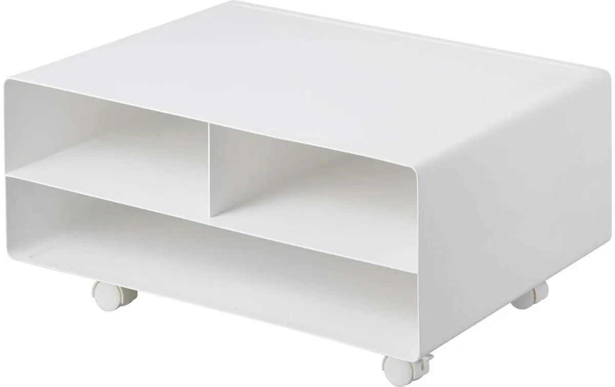 Yamazaki Multifunktionswagen Tower Weiss Yamazaki Multifunktionswagen Tower Weiss