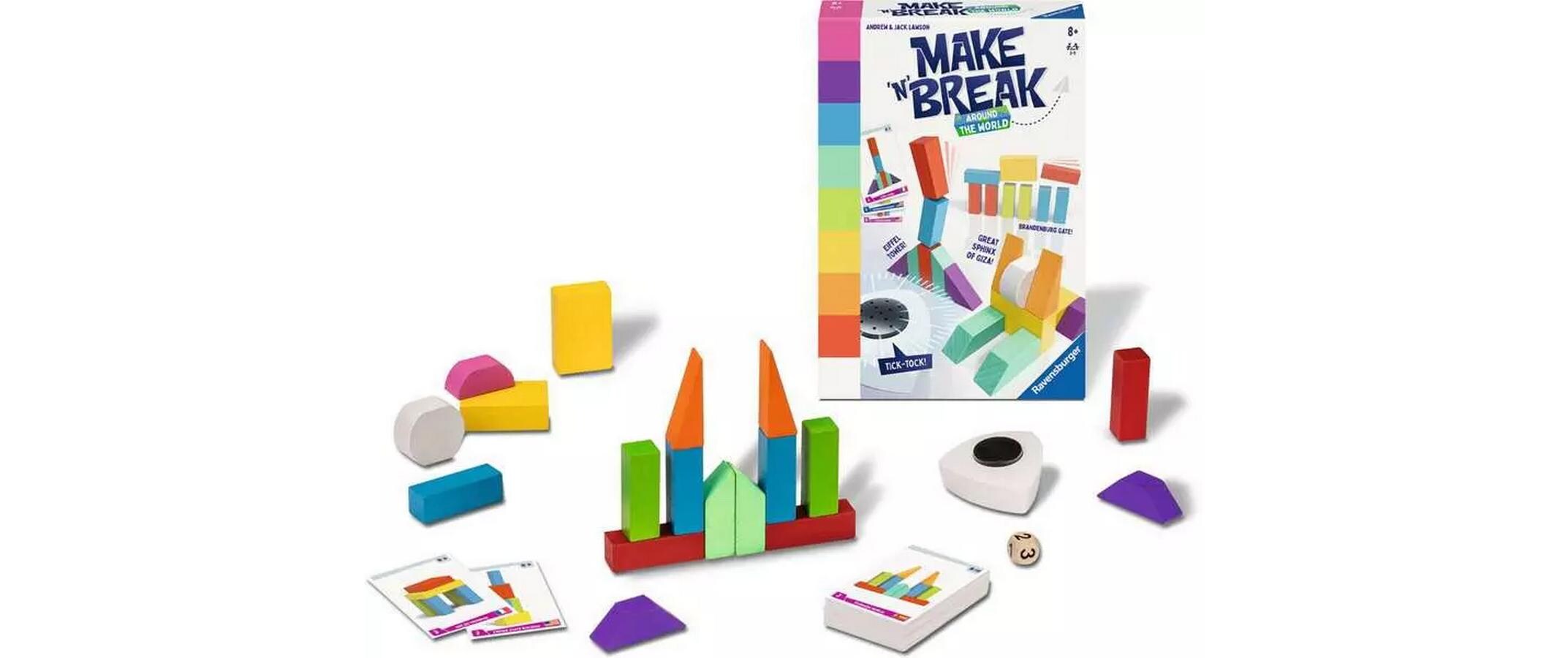 Ravensburger Familienspiel Make n Break – Around the World