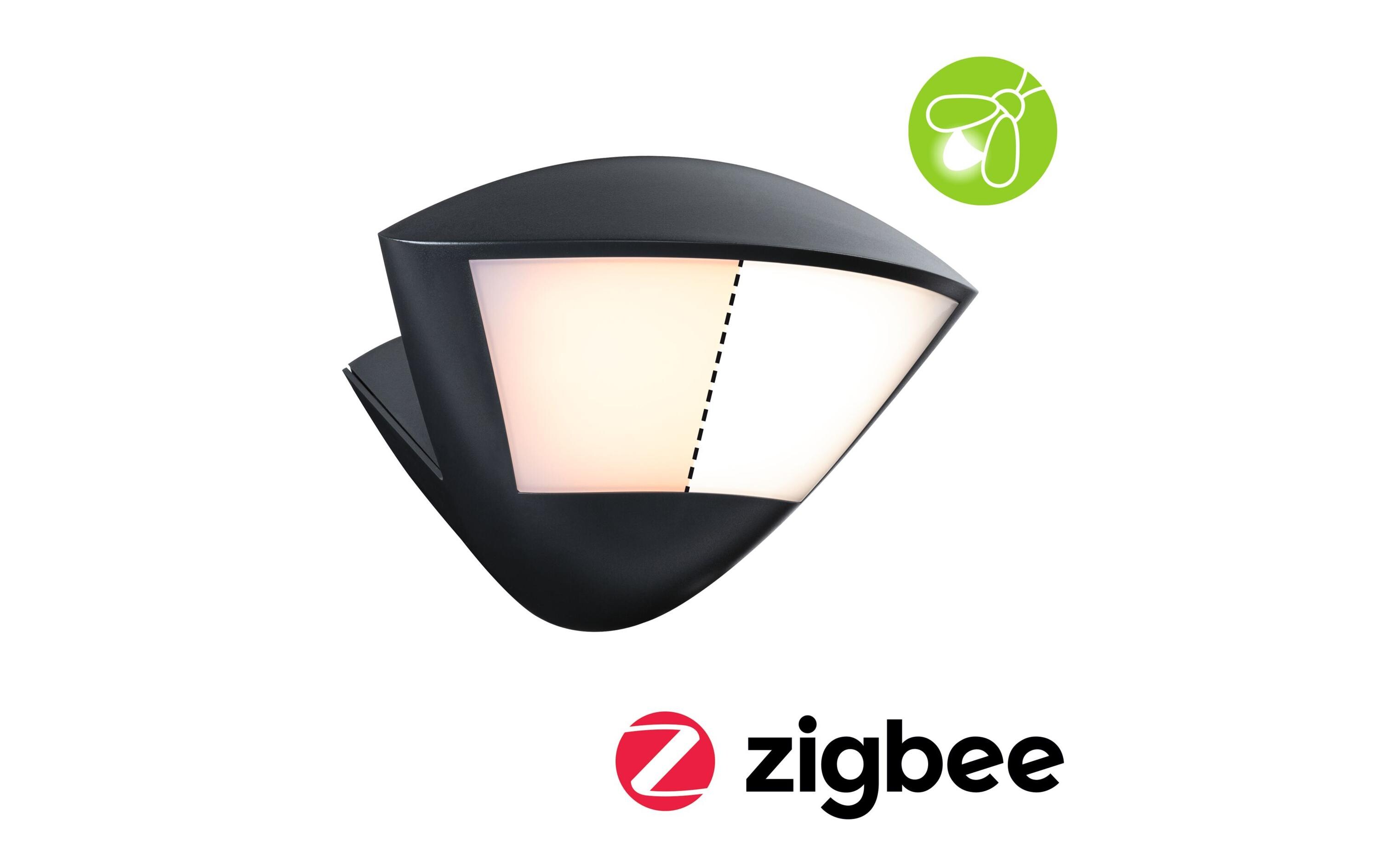 Paulmann LED Aussenwandleuchte Skyla Bewegungsmelder Anthrazit Paulmann LED Aussenwandleuchte Skyla Bewegungsmelder Anthrazit