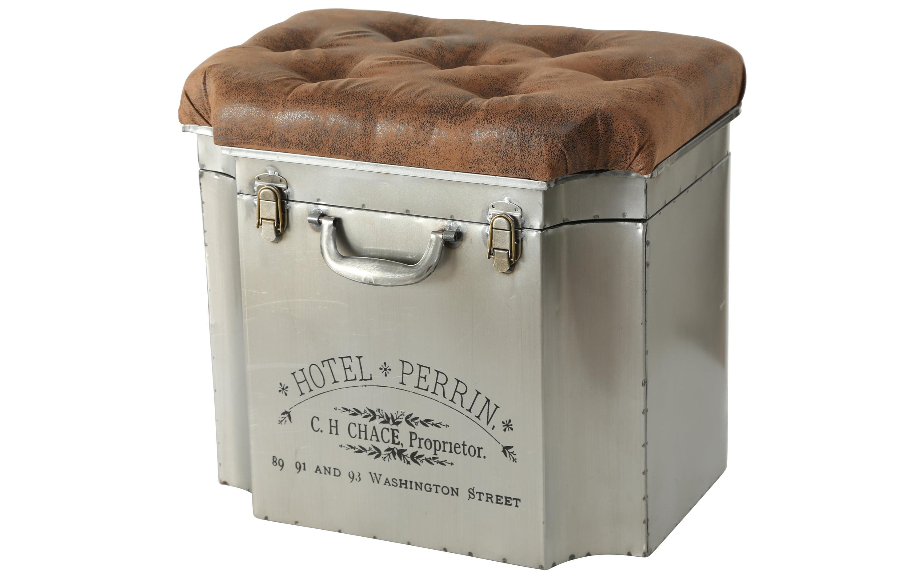 Boltze Hocker Kinley Eisen, Braun/Silber