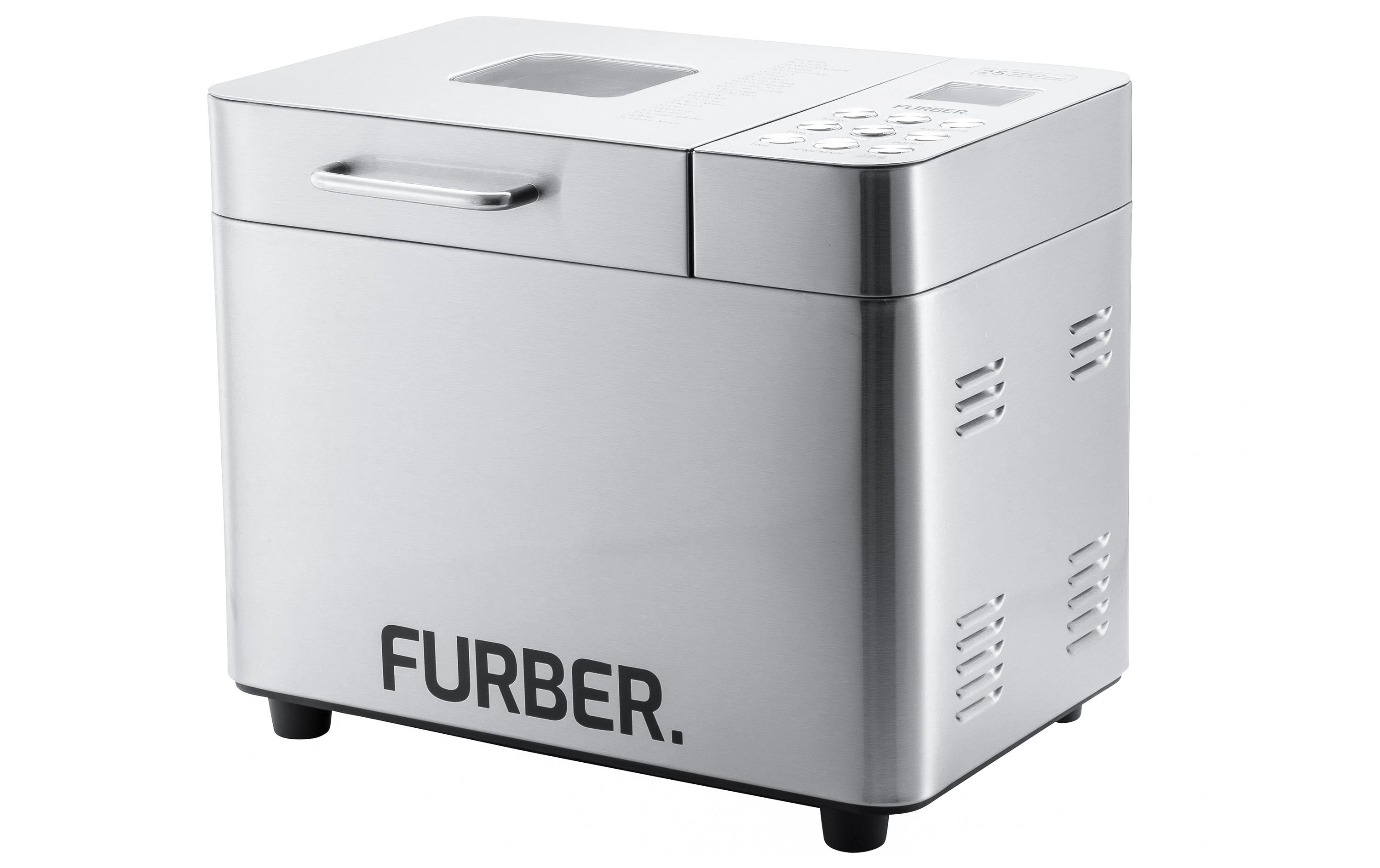FURBER Brotbackmaschine Müller Silber FURBER Brotbackmaschine Müller Silber