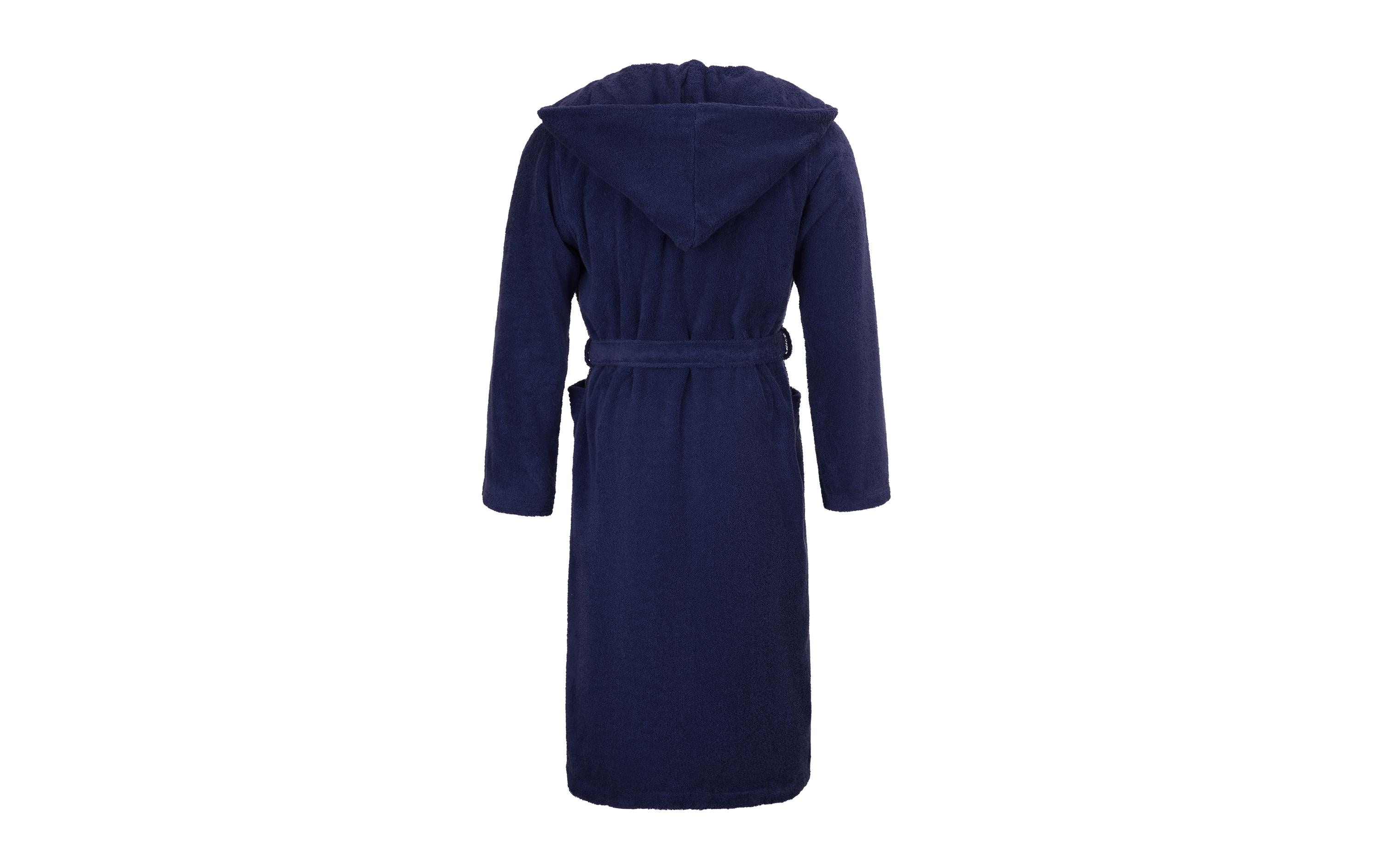 Möve Bademantel Superwuschel M, Blau