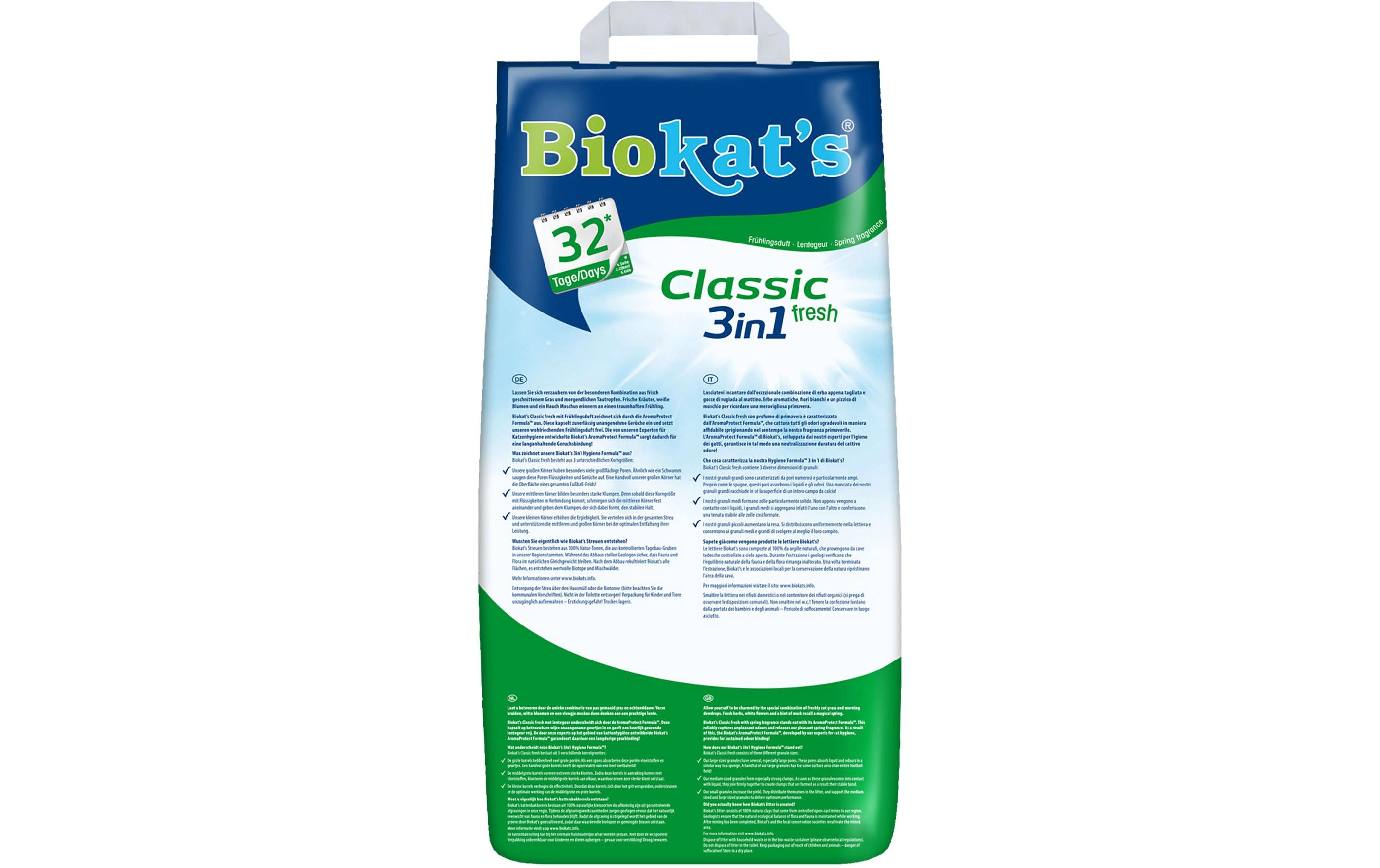 Biokat's Katzenstreu Classic 3in1 Fresh, 10 l Biokat's Katzenstreu Classic 3in1 Fresh, 10 l