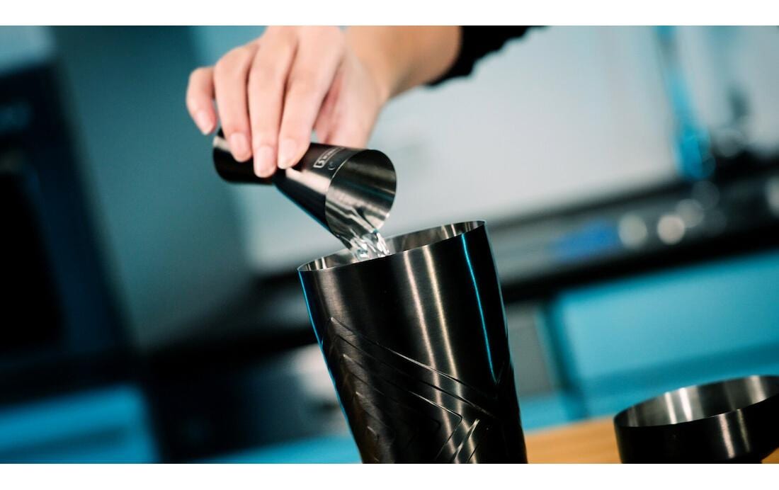 Lurch Cocktail-Doppelmass 0.2 l, Edelstahl