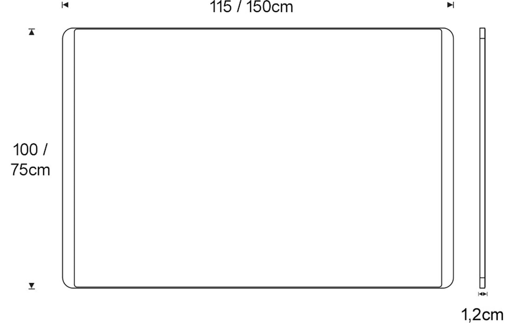 Rocada Whiteboard NATURAL 150 x 100 cm 100 cm x 150 cm, Eiche