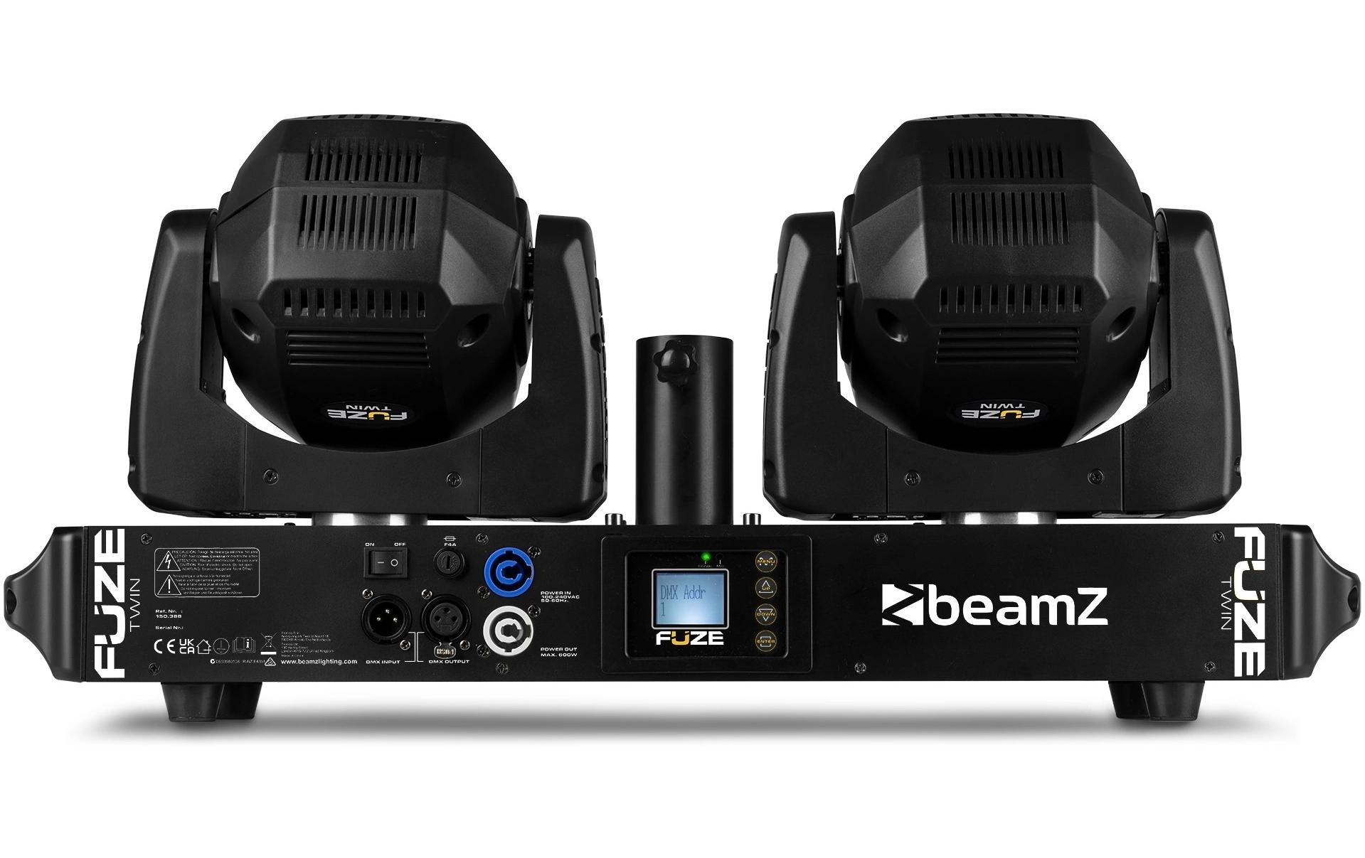 BeamZ Moving Head Fuze Twin Bar