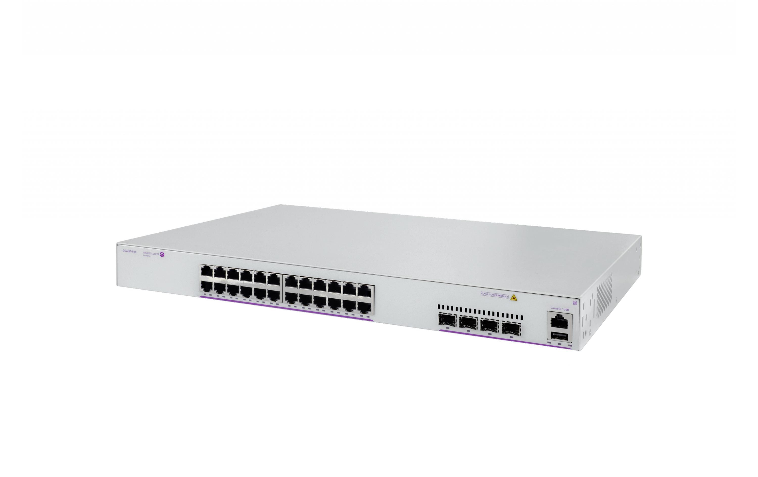 Alcatel-Lucent PoE+ Switch OmniSwitch OS2260-P24 28 Port