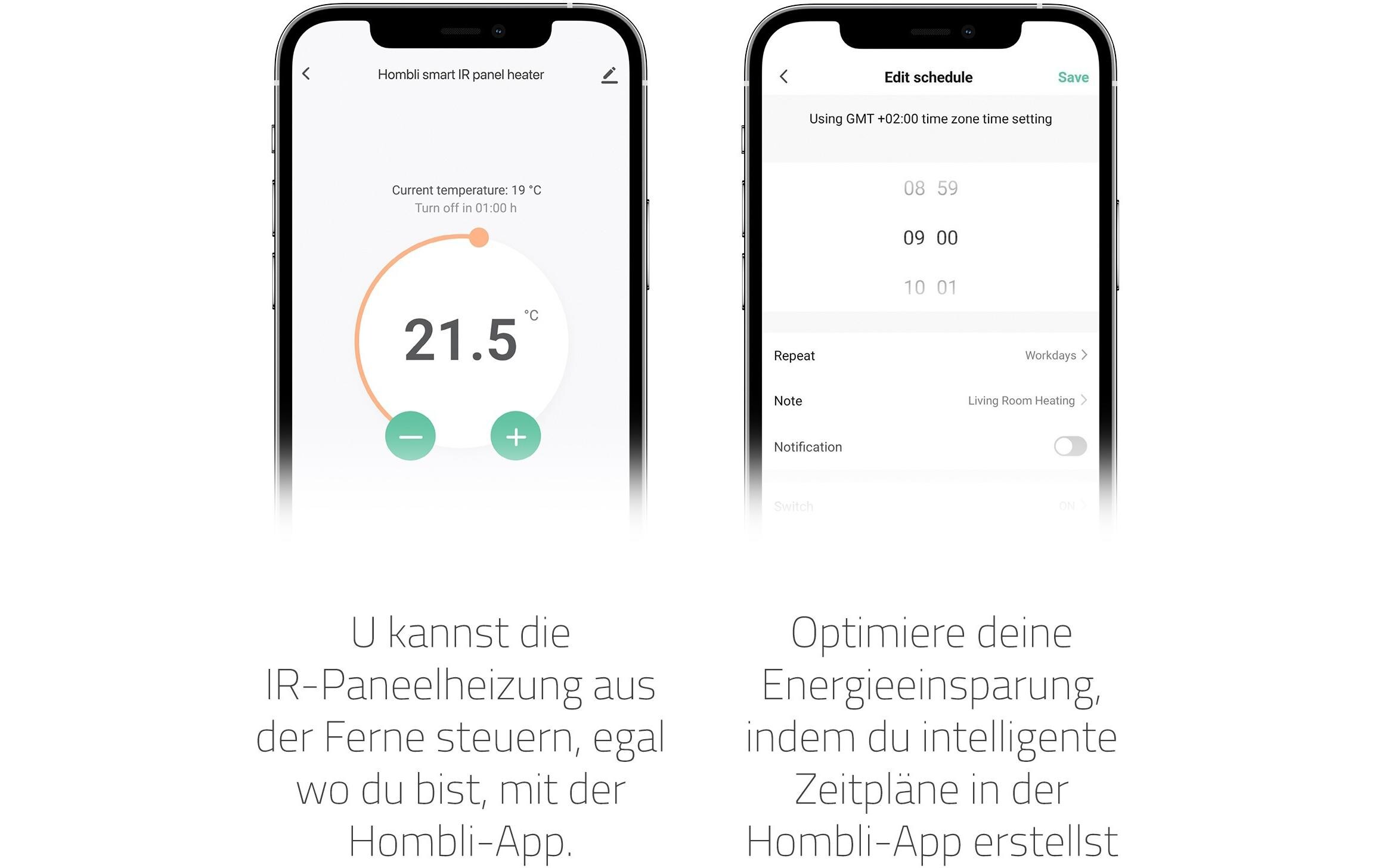 hombli Konvektor 400W, Weiss