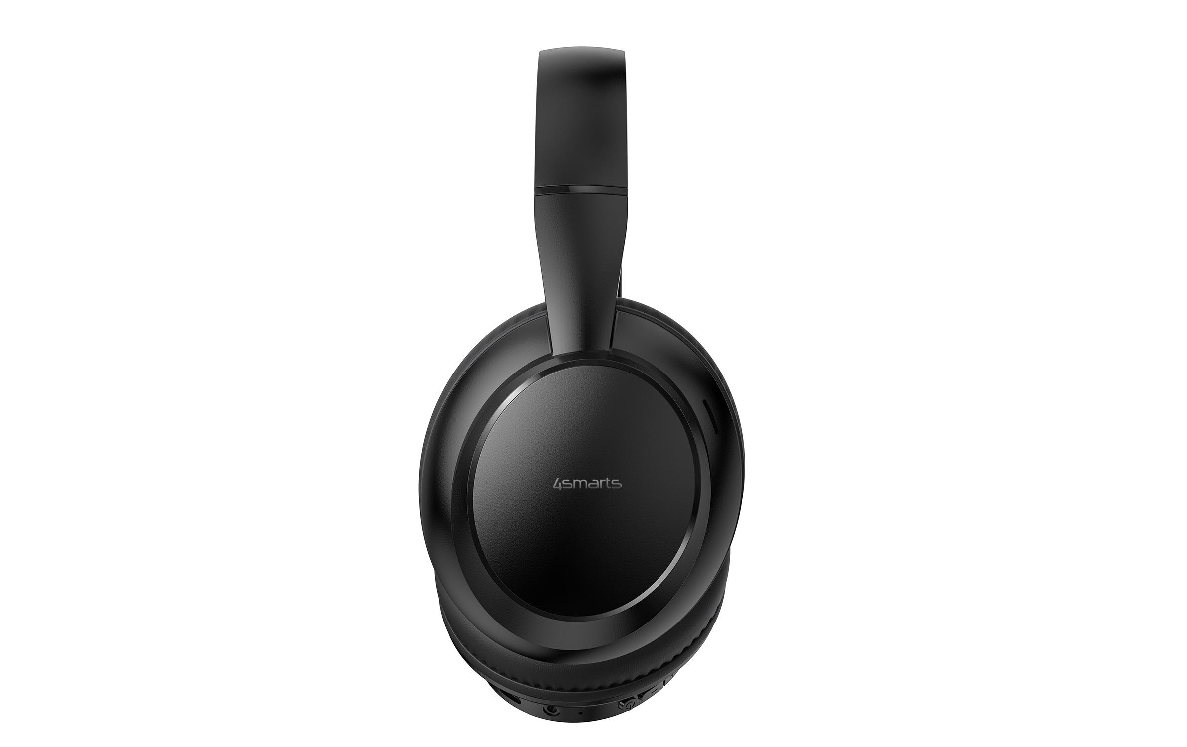 4smarts Over-Ear-Kopfhörer SkyBuds Wave Schwarz 4smarts Over-Ear-Kopfhörer SkyBuds Wave Schwarz