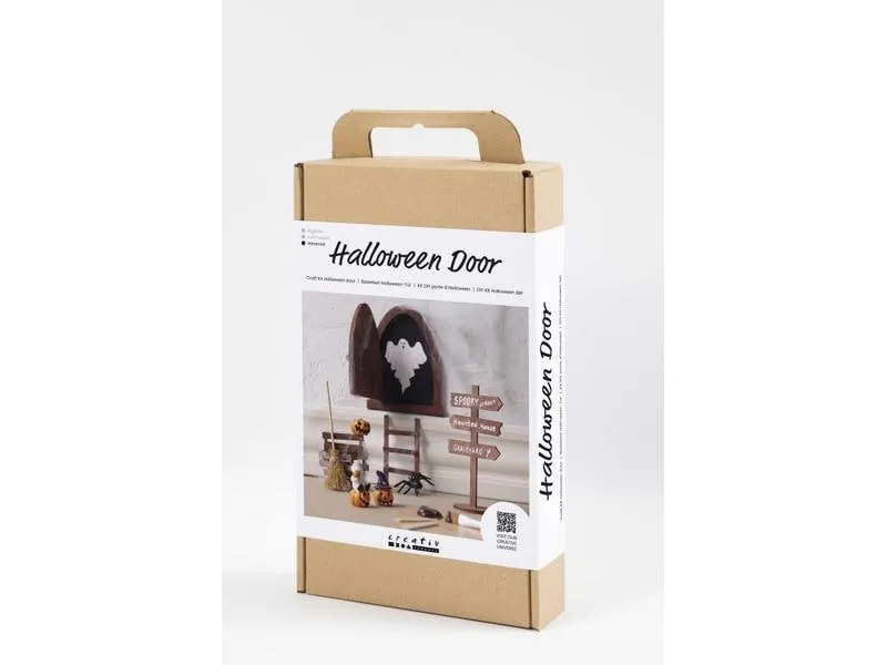 Creativ Company Bastelset Halloween Wichteltür 12-teilig