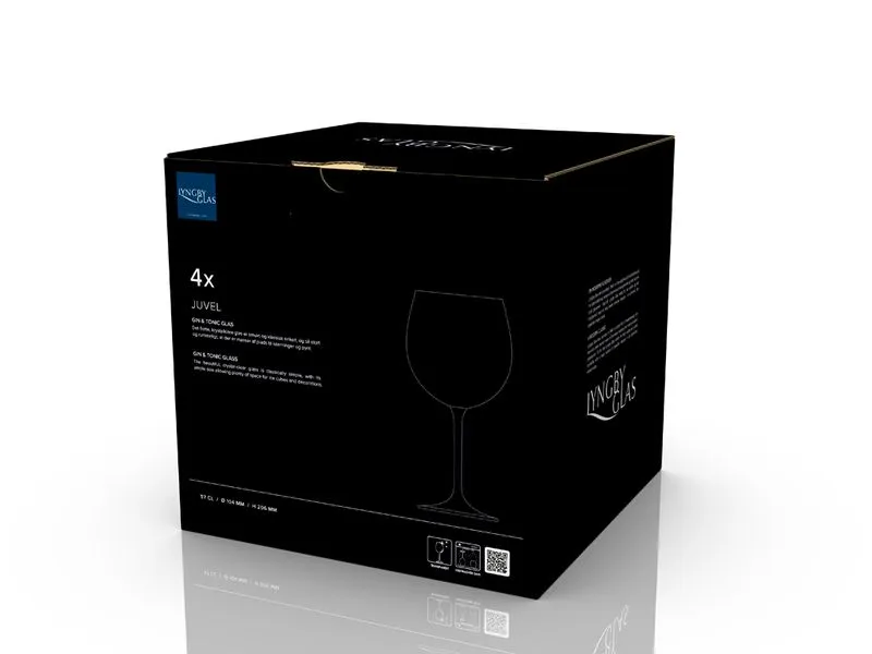 Lyngby Gin Glas Juvel 4 Stück, 57 cl Lyngby Gin Glas Juvel 4 Stück, 57 cl